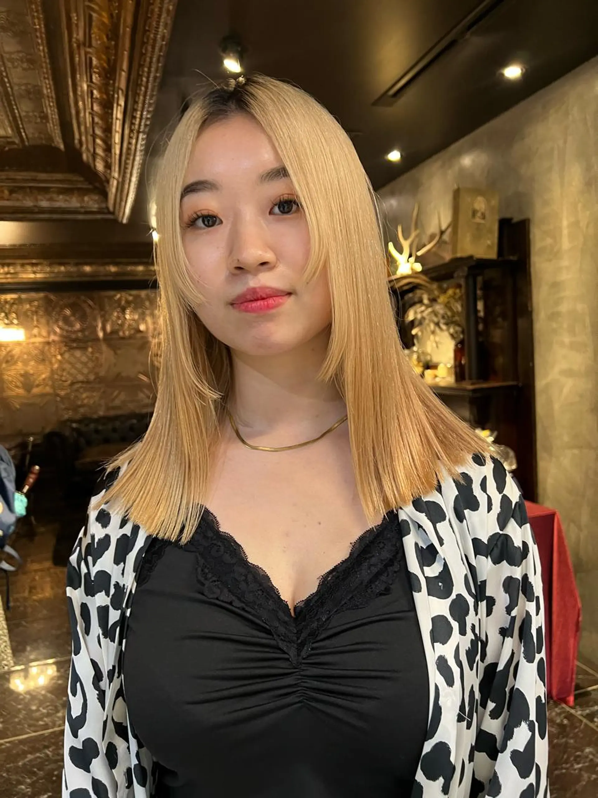 ロング カラー カット haco＋所属・圧倒的デザイン力 店長🎨RENAのヘアスタイル