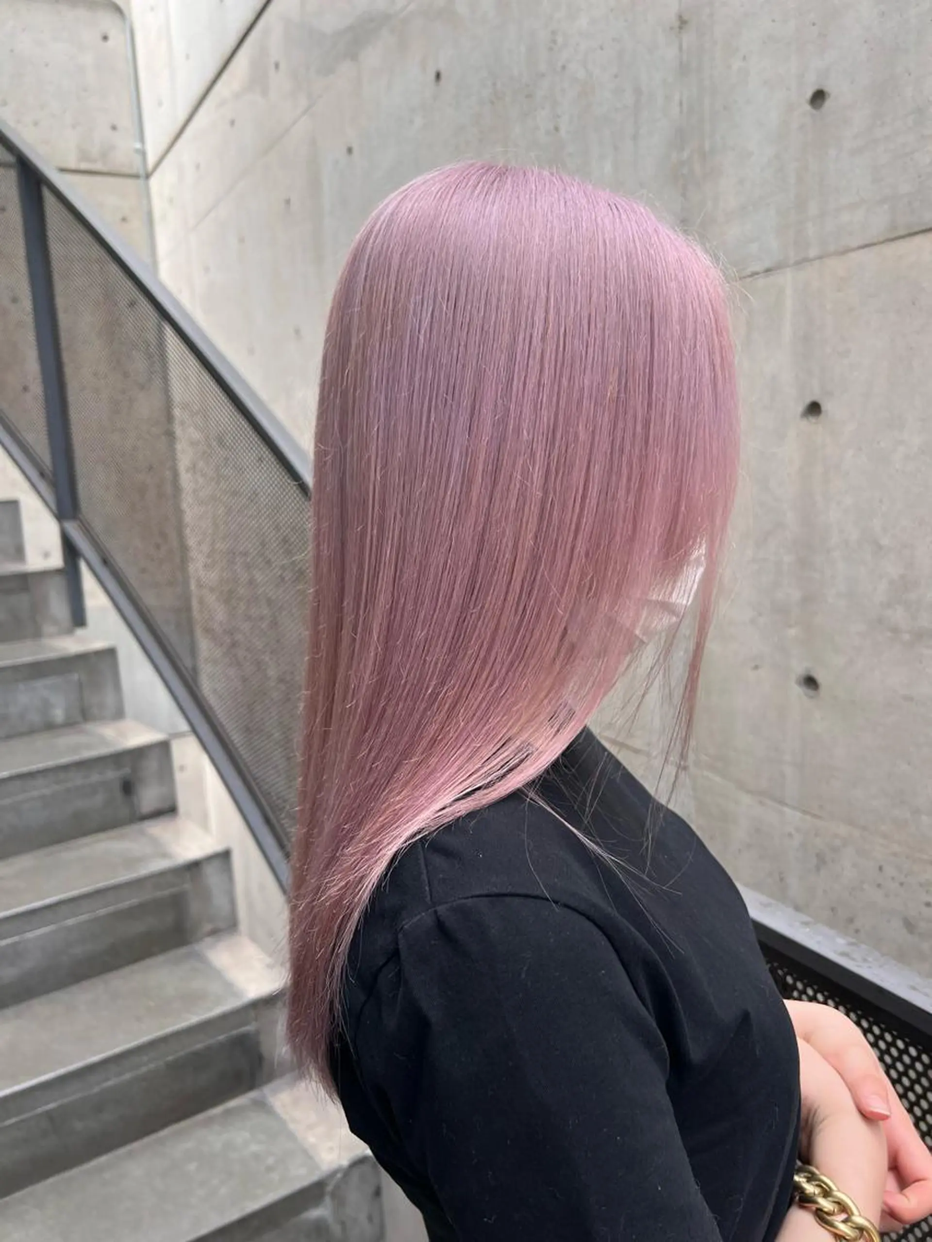 ロング welring hair salon所属・azusa/心斎橋/ ハイトーンカラーのヘアスタイル