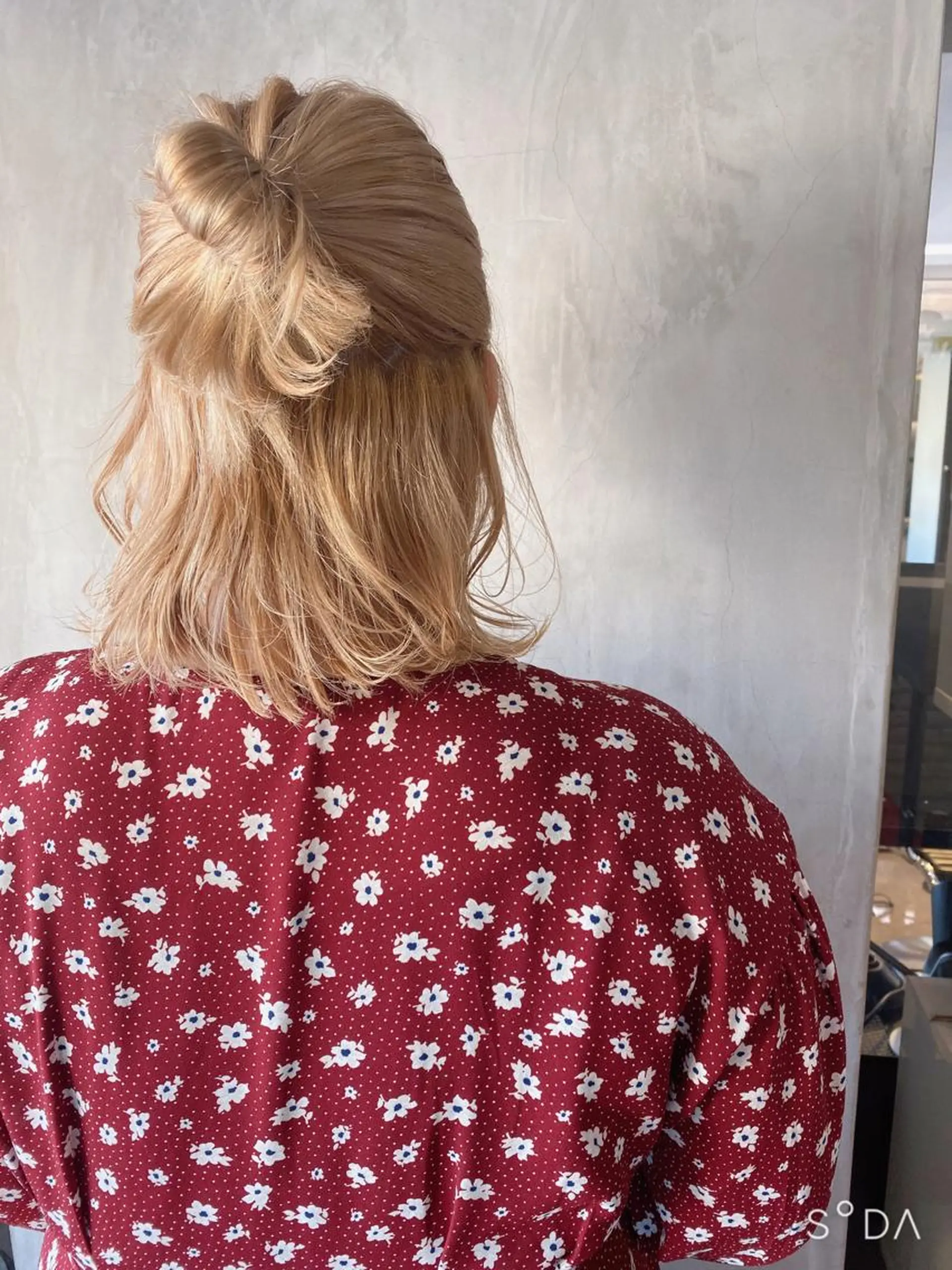 ショート カラー ヘアアレンジ 外ハネヘア stylist/蛯谷 珠里のヘアスタイル