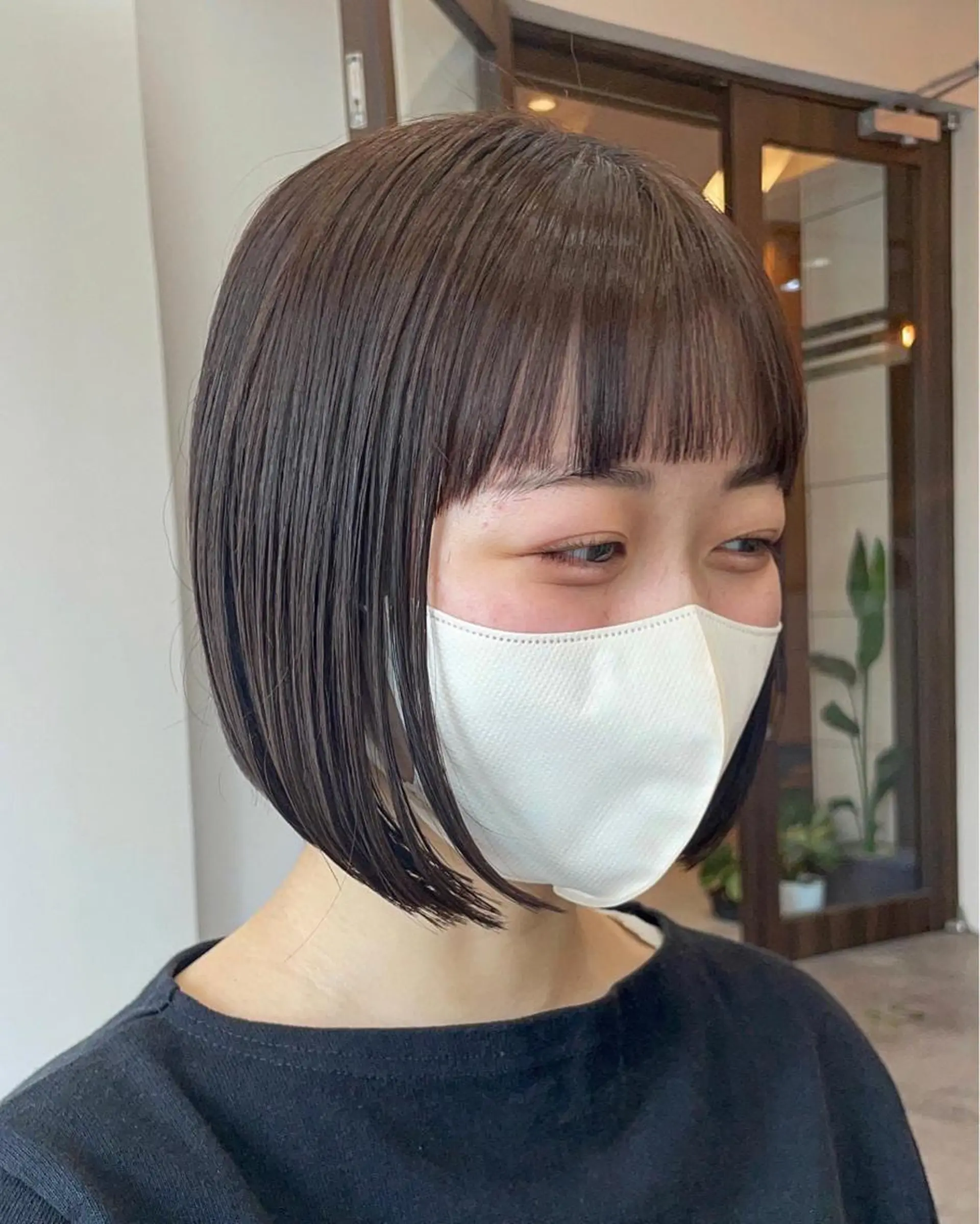 ショート カット ヘアカラー トリートメント ボブ/髪質改善/ soiナカジママドリのヘアスタイル