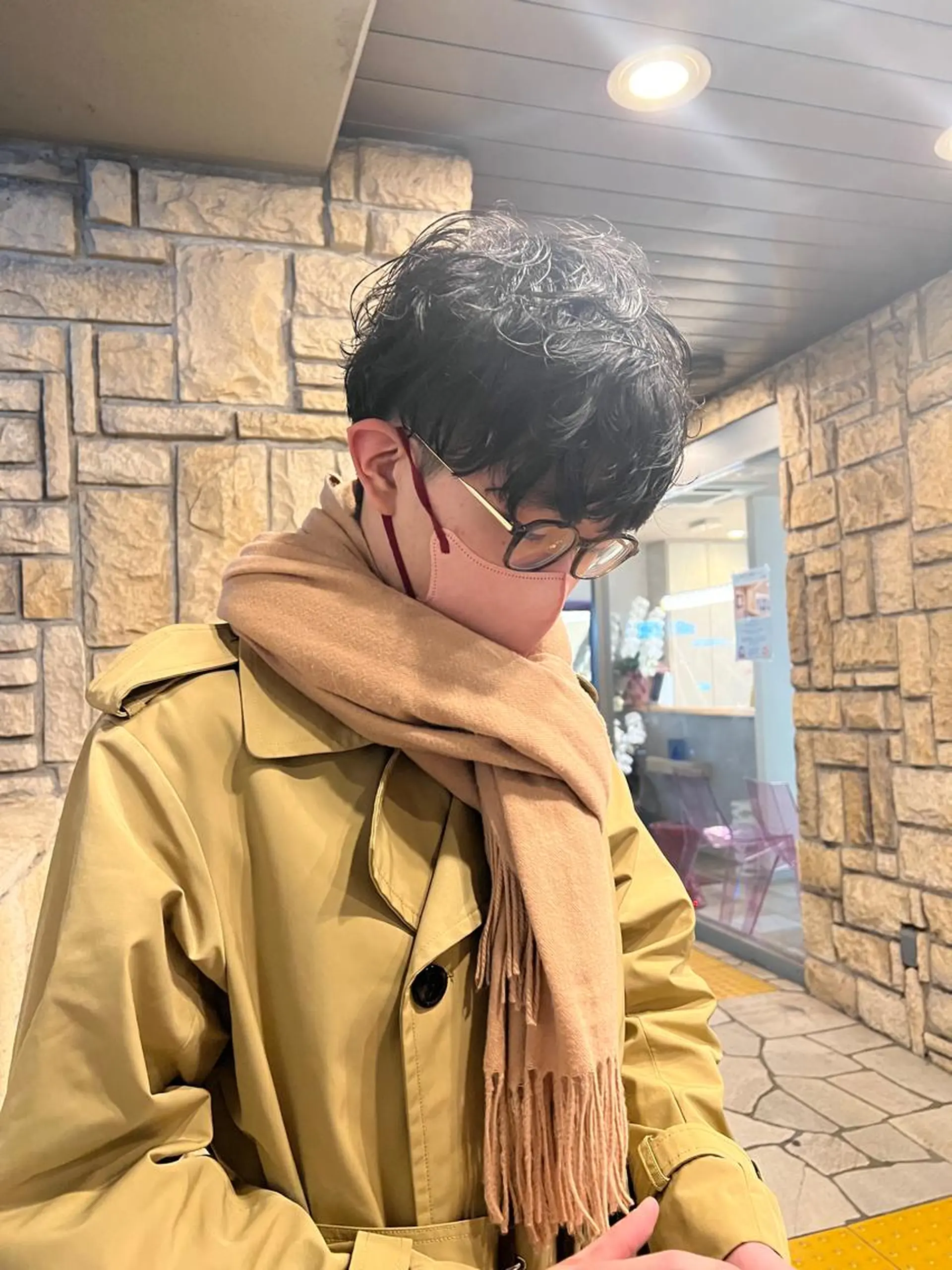 ショート パーマ メンズ アトリエNew York三ノ輪店所属・miku 三ノ輪のヘアスタイル