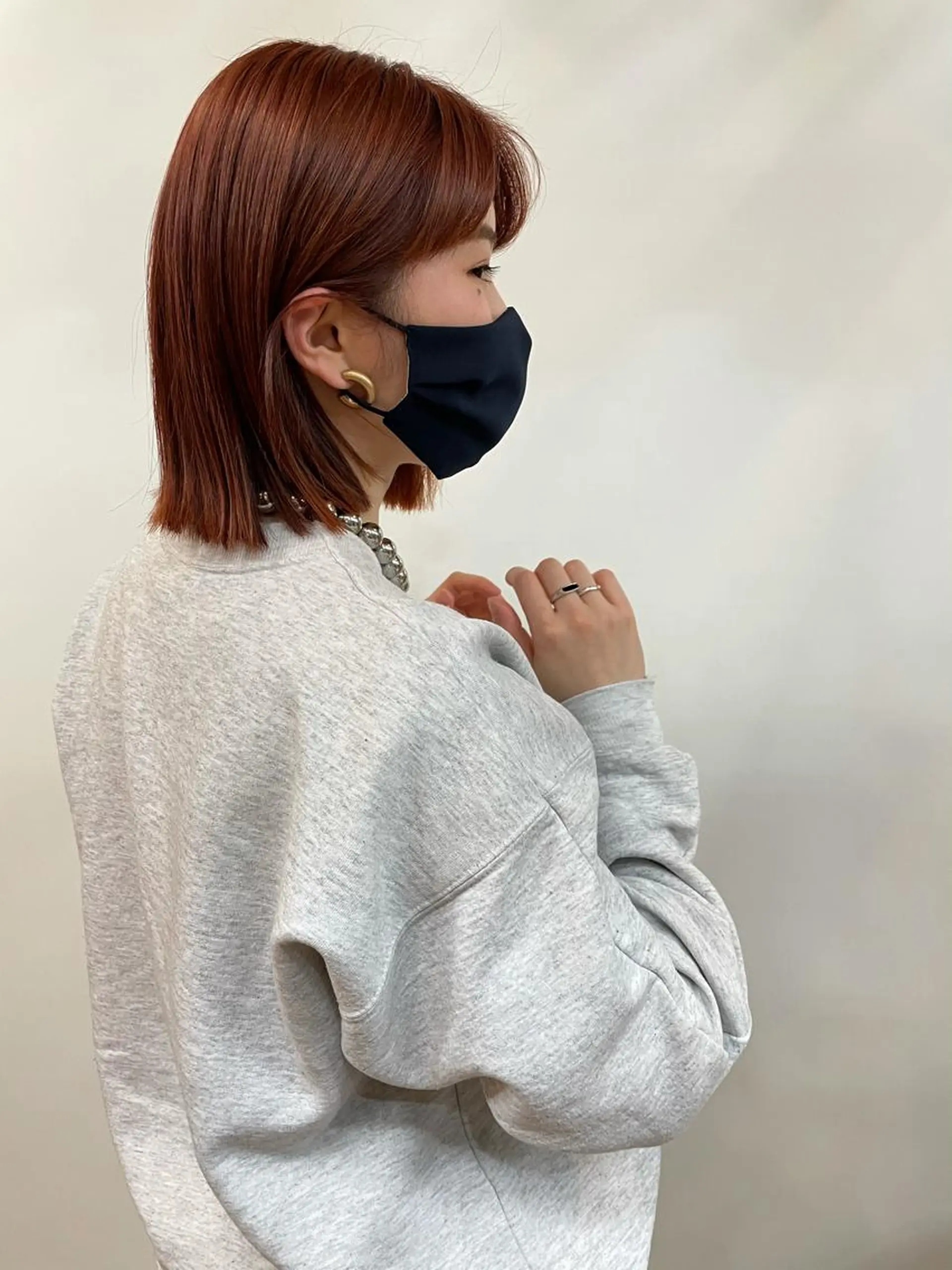 ミディアム 田中 碧のヘアスタイル