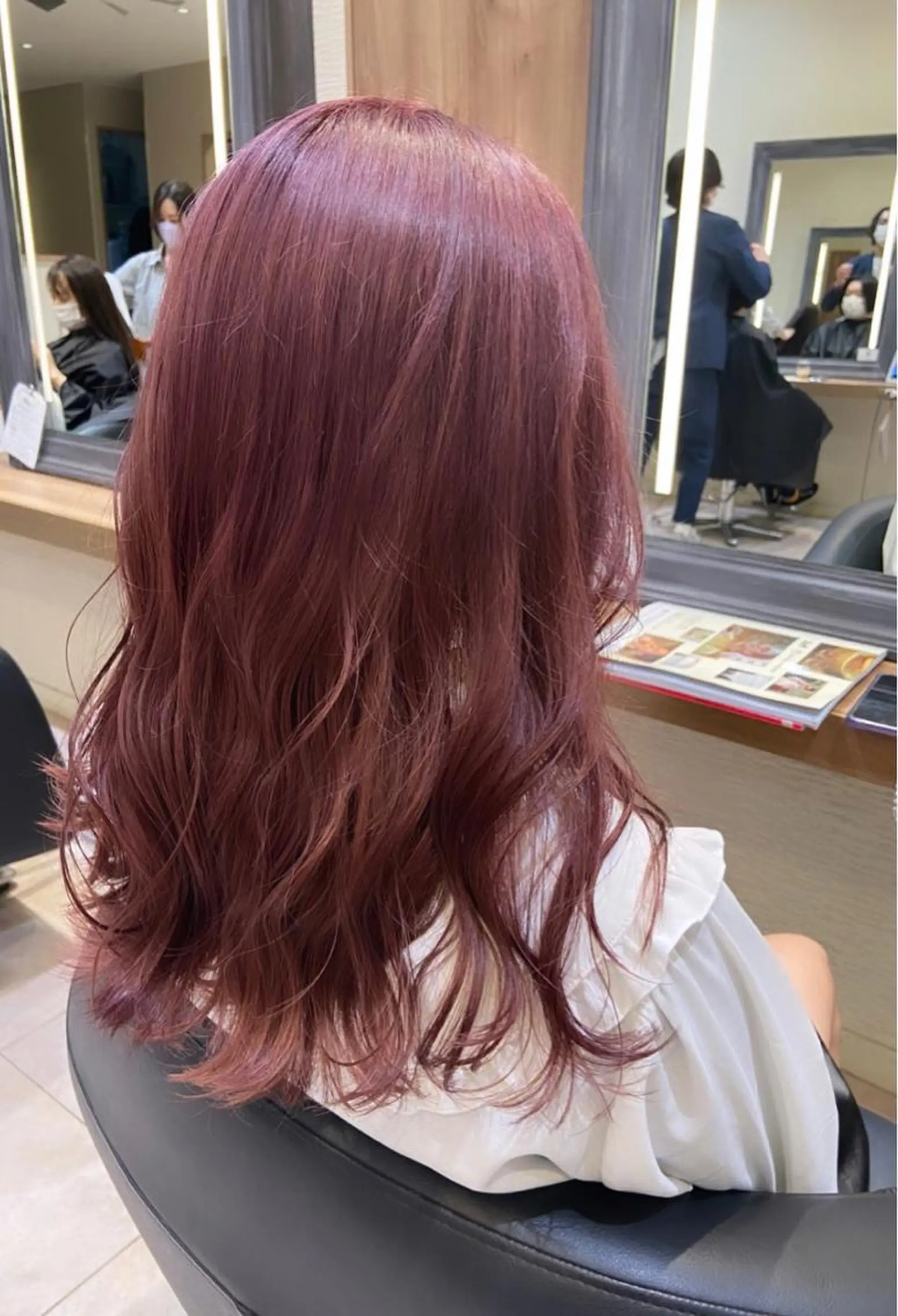 ロング カラー ピンクカラー 韓国風愛されヘア 🇰🇷RITO🎀のヘアスタイル