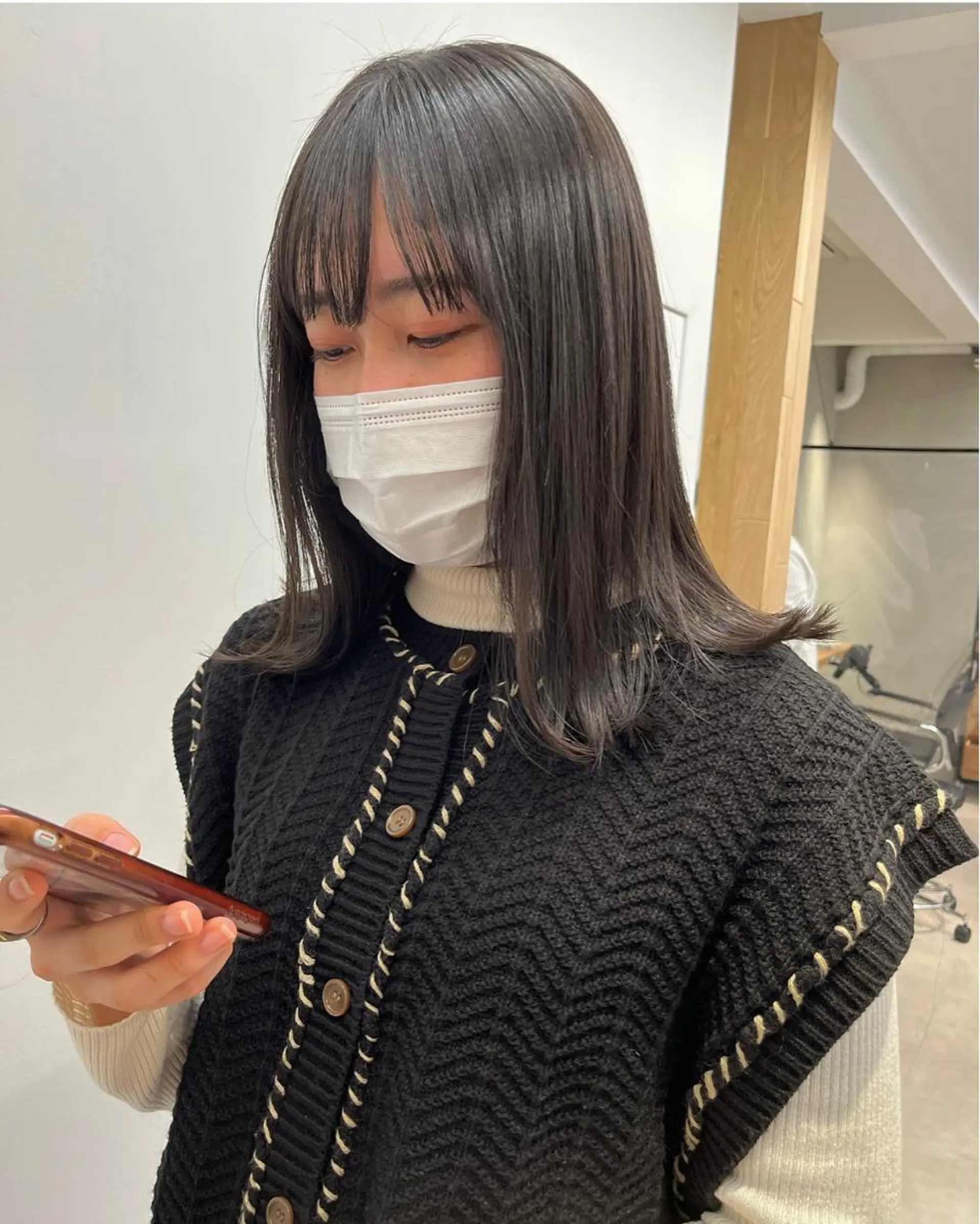 セミロング カラー お洒落パーマ/ボブ ❄️Tomoka❄️のヘアスタイル