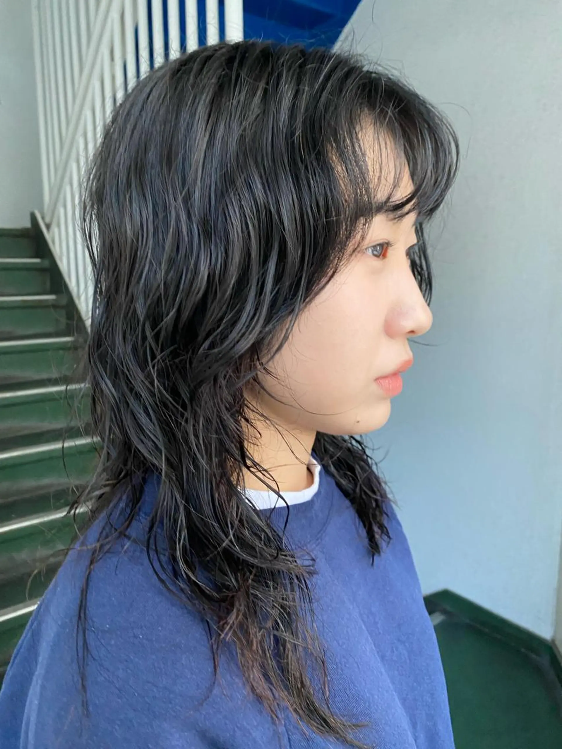 ミディアム カラー パーマ yiye 青山所属・無料カットモデル募集 🌱ひょうがのヘアスタイル