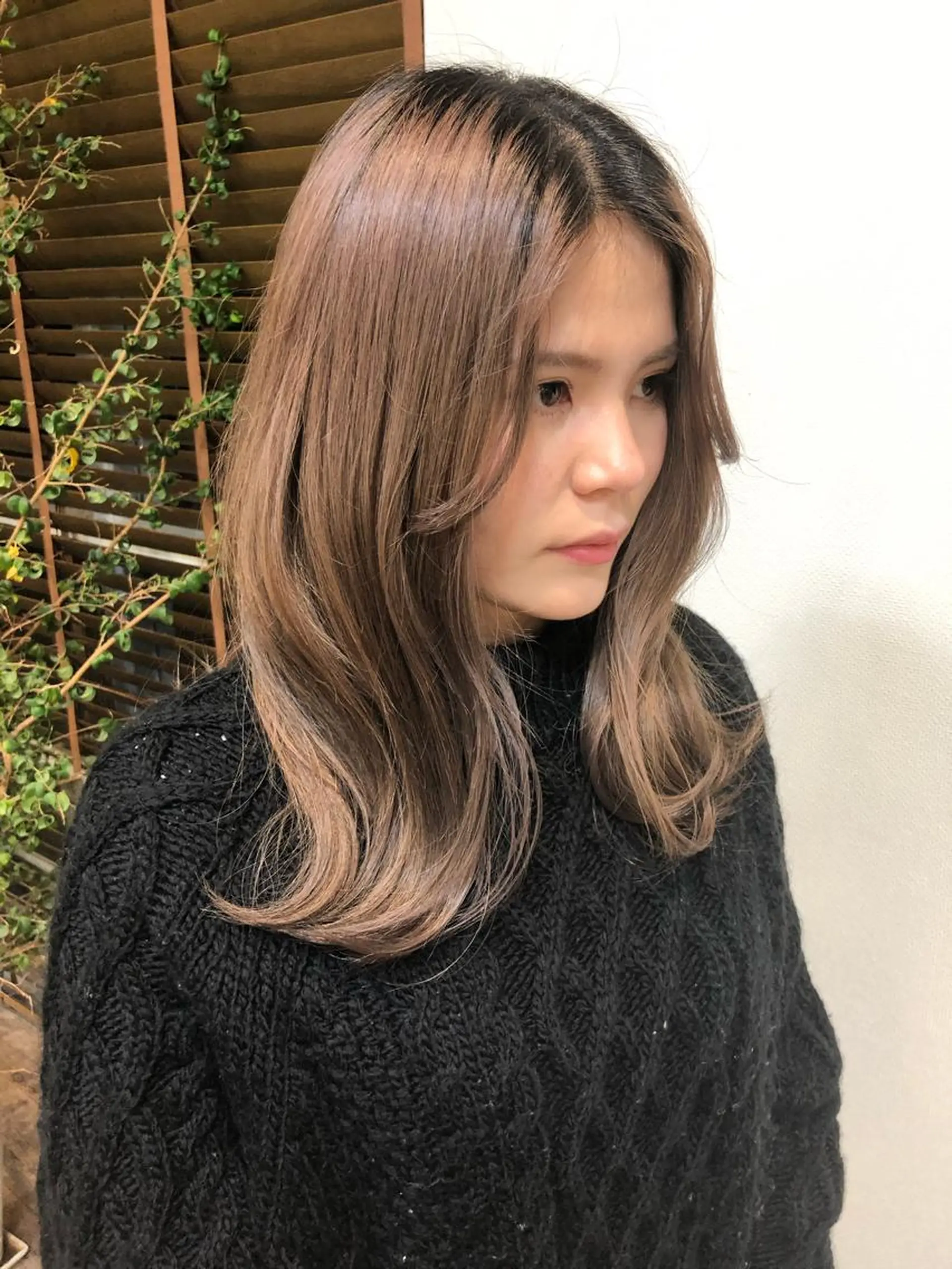 ミディアム カラー ヘアアレンジ ❣️倉敷❣️美髪 カラー能登一成のヘアスタイル