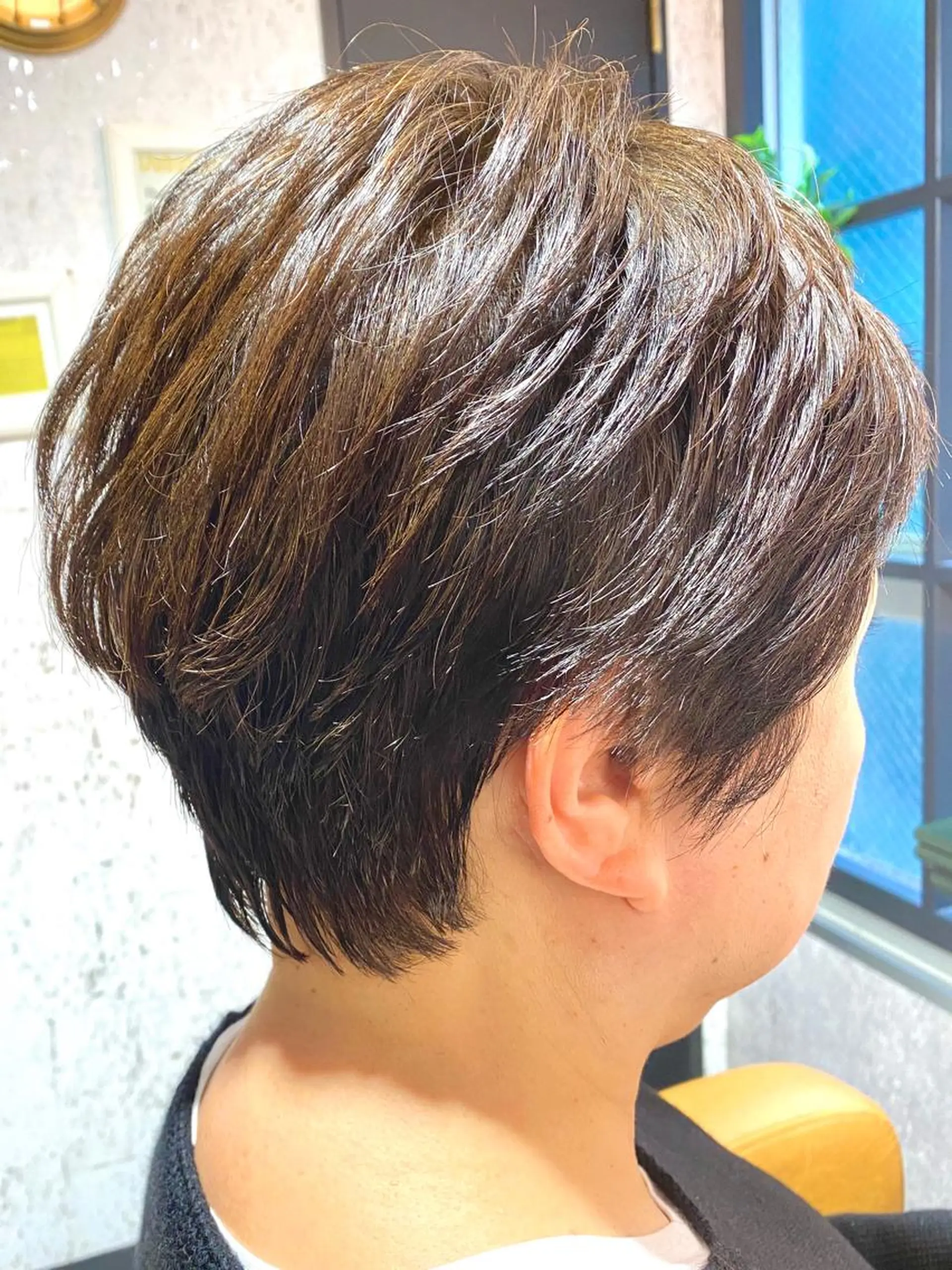 ショート カラー パーマ Lond re Maison.原宿のヘアスタイル