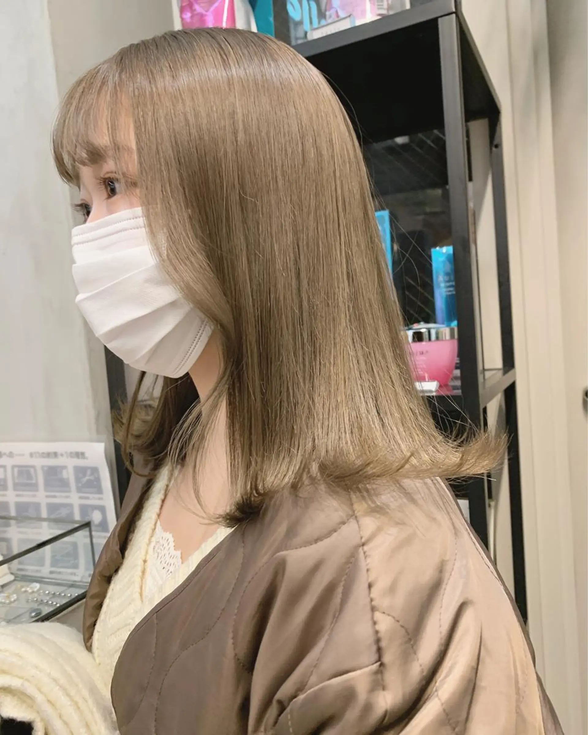 ミディアム カラー マツエク・マツパ ヘアカラー トリートメント ハイトーン&暗髪🔥 表参道二刀流マエダのヘアスタイル