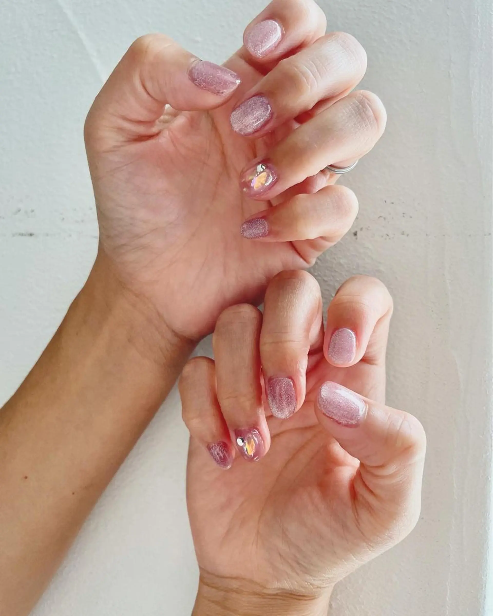 ネイル フットネイル ジェルネイル 韓国ネイル マグネットネイル ニュアンスネイル 甲府市徳行 🧸prunelleのネイルデザイン