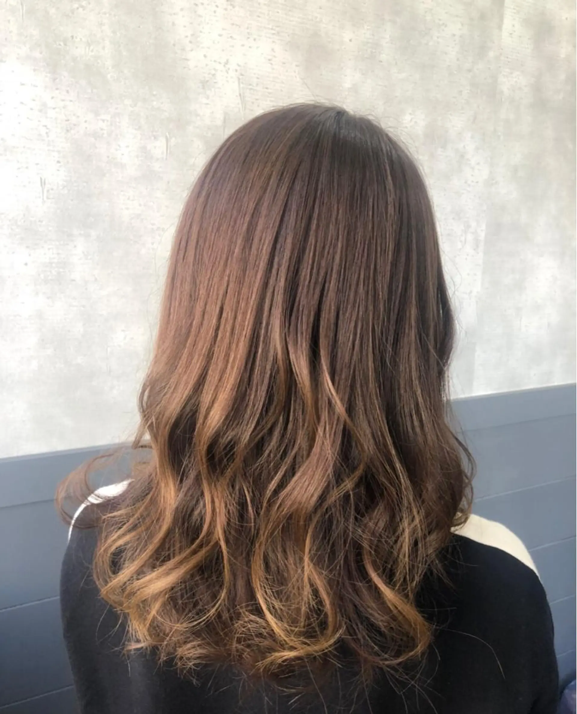 セミロング カット パーマ トリートメント MignonS 仙幸 大輔のヘアスタイル