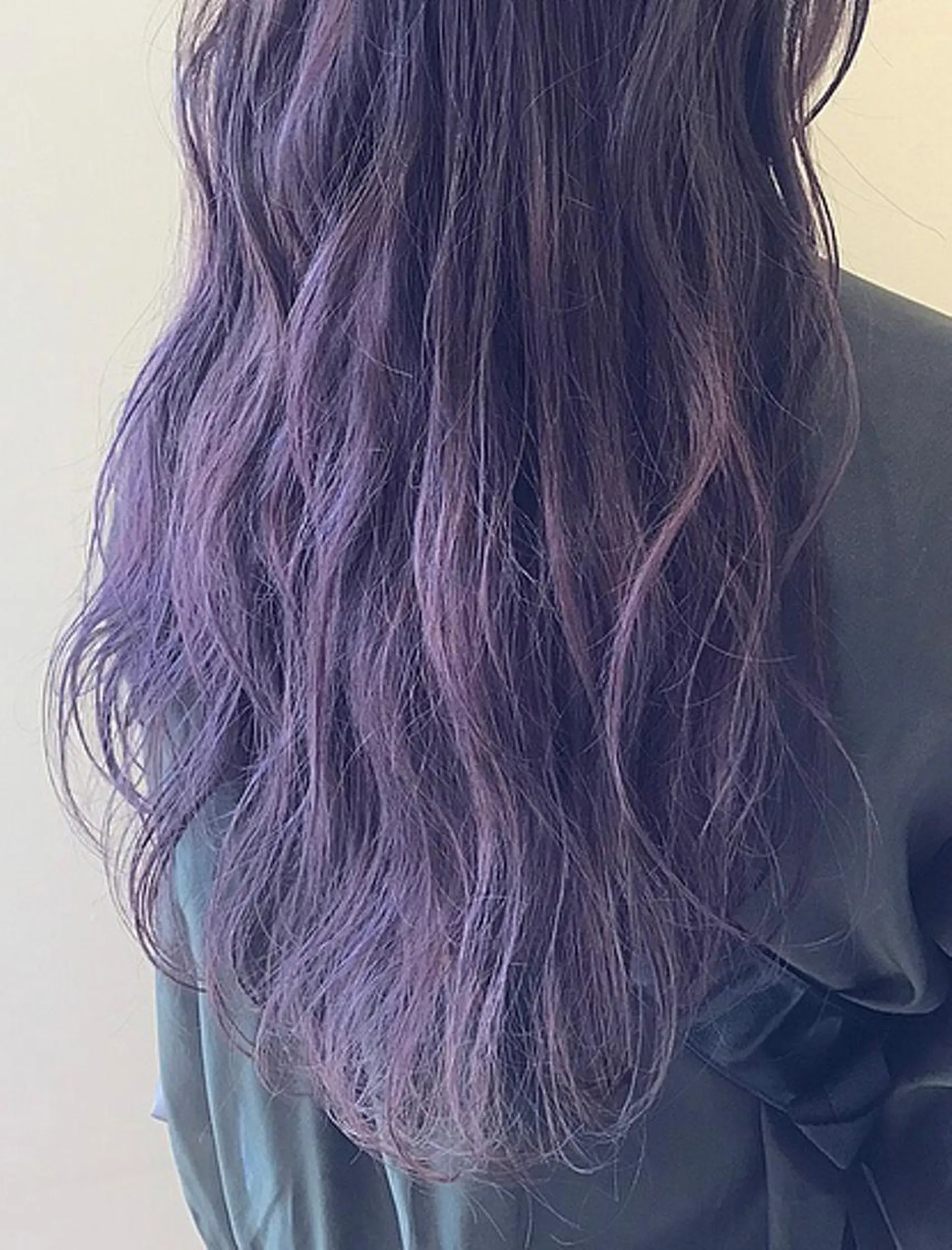 ロング カラー ヘアアレンジ 透明感カラー ラベンダーカラー バイオレットカラー ニシダヒカリ🌙 髪質改善×似合わせのヘアスタイル