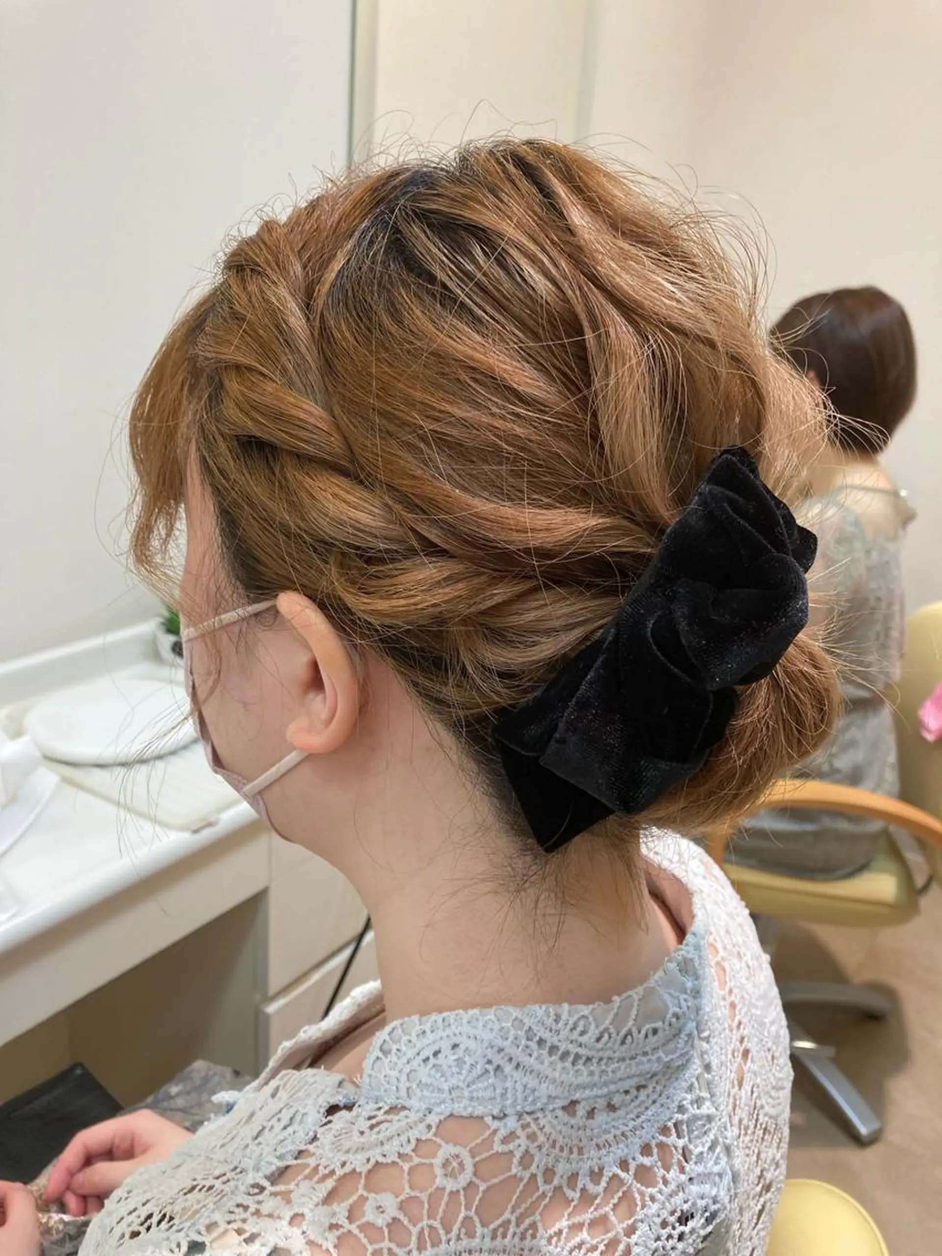 ショート ボブ ヘアセット ヘアー・クロマチックノート所属・杣澤 詩乃のヘアスタイル