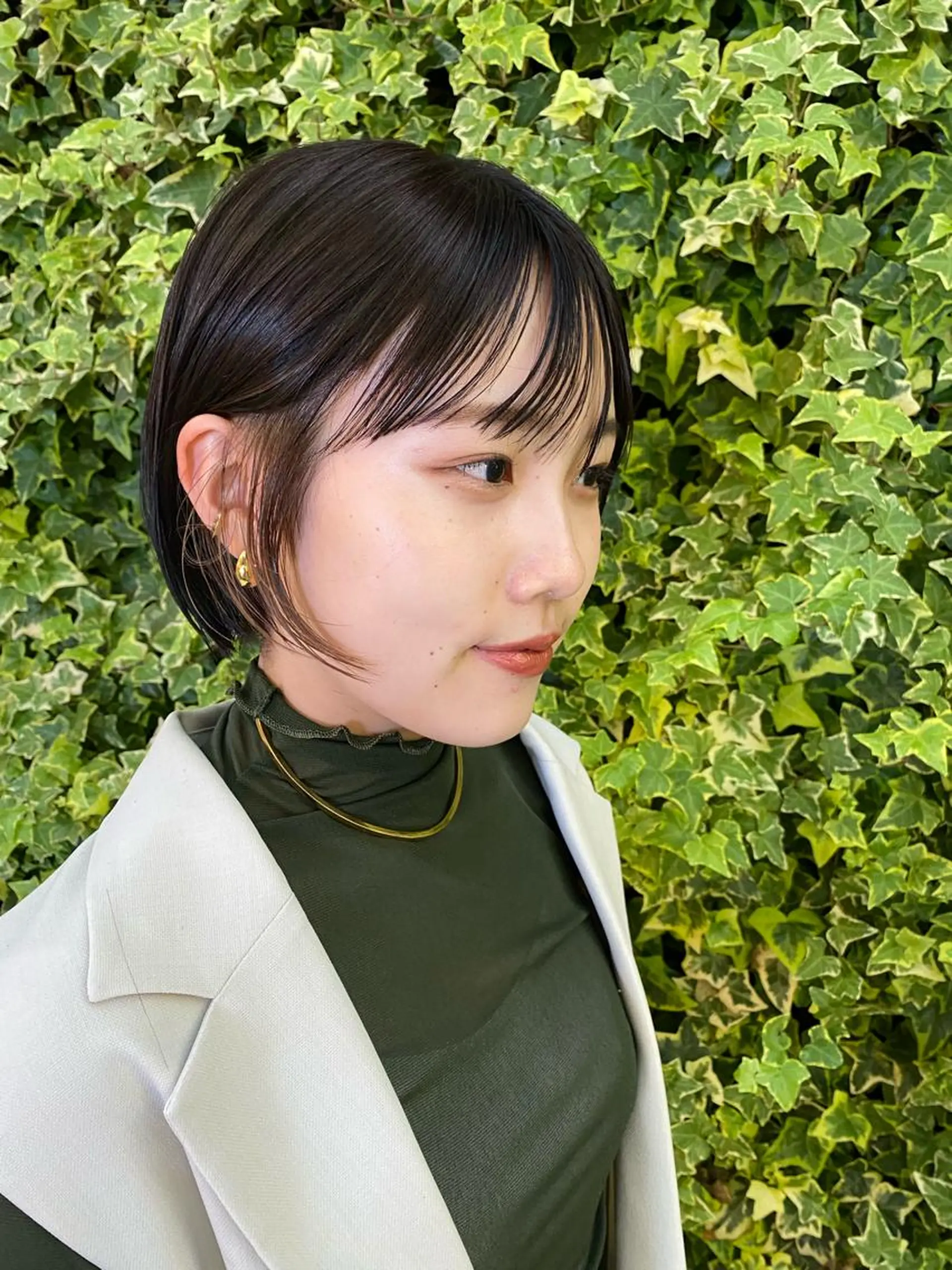 ショート レイヤーカットのプロ 大人ヘア宮森貴志のヘアスタイル