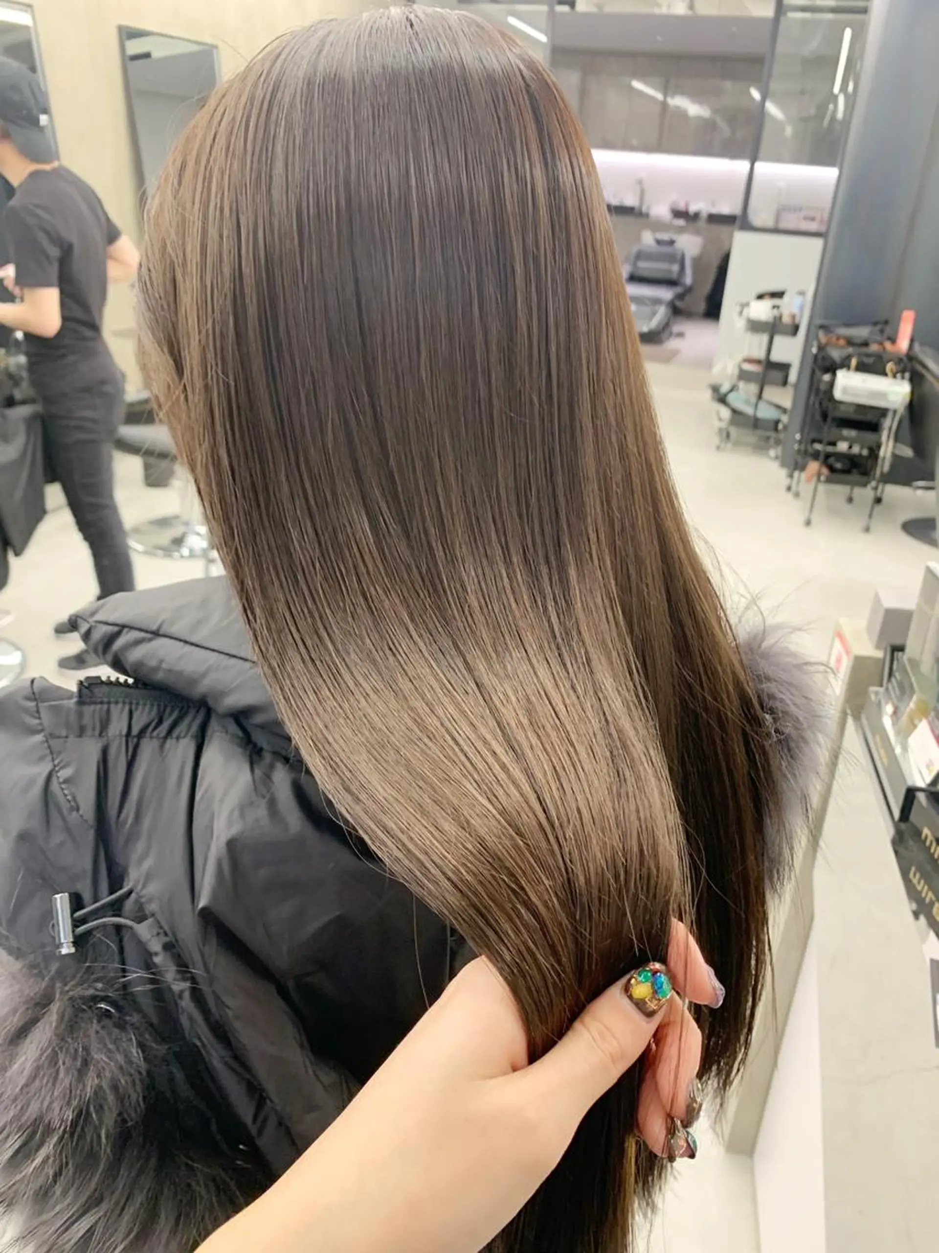 ロング カラー ブラウンカラー kimika🥑 メンズ/髪質改善のヘアスタイル