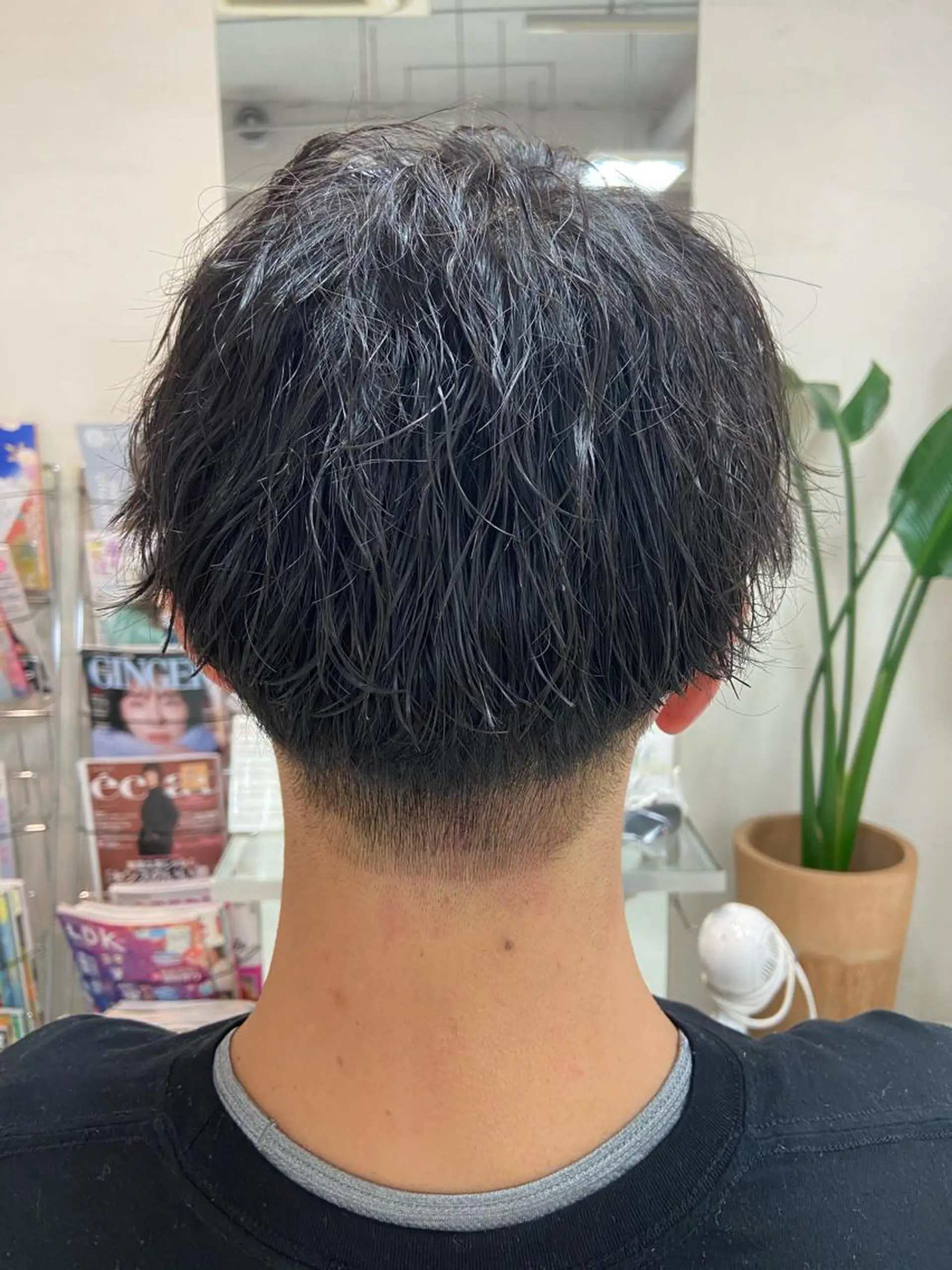 パーマ メンズ メンズパーマ カット パーマ 菊地 美憂のヘアスタイル
