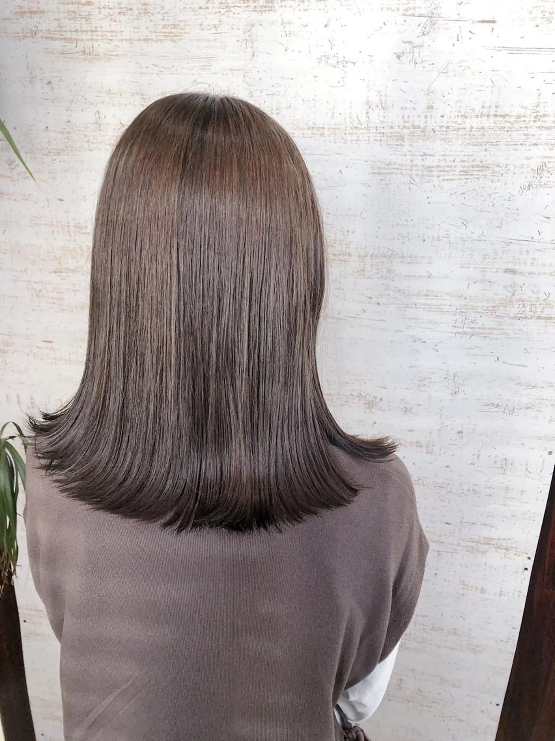 ミディアム カラー ケアブリーチ /髪質 改善/古橋圭史郎のヘアスタイル