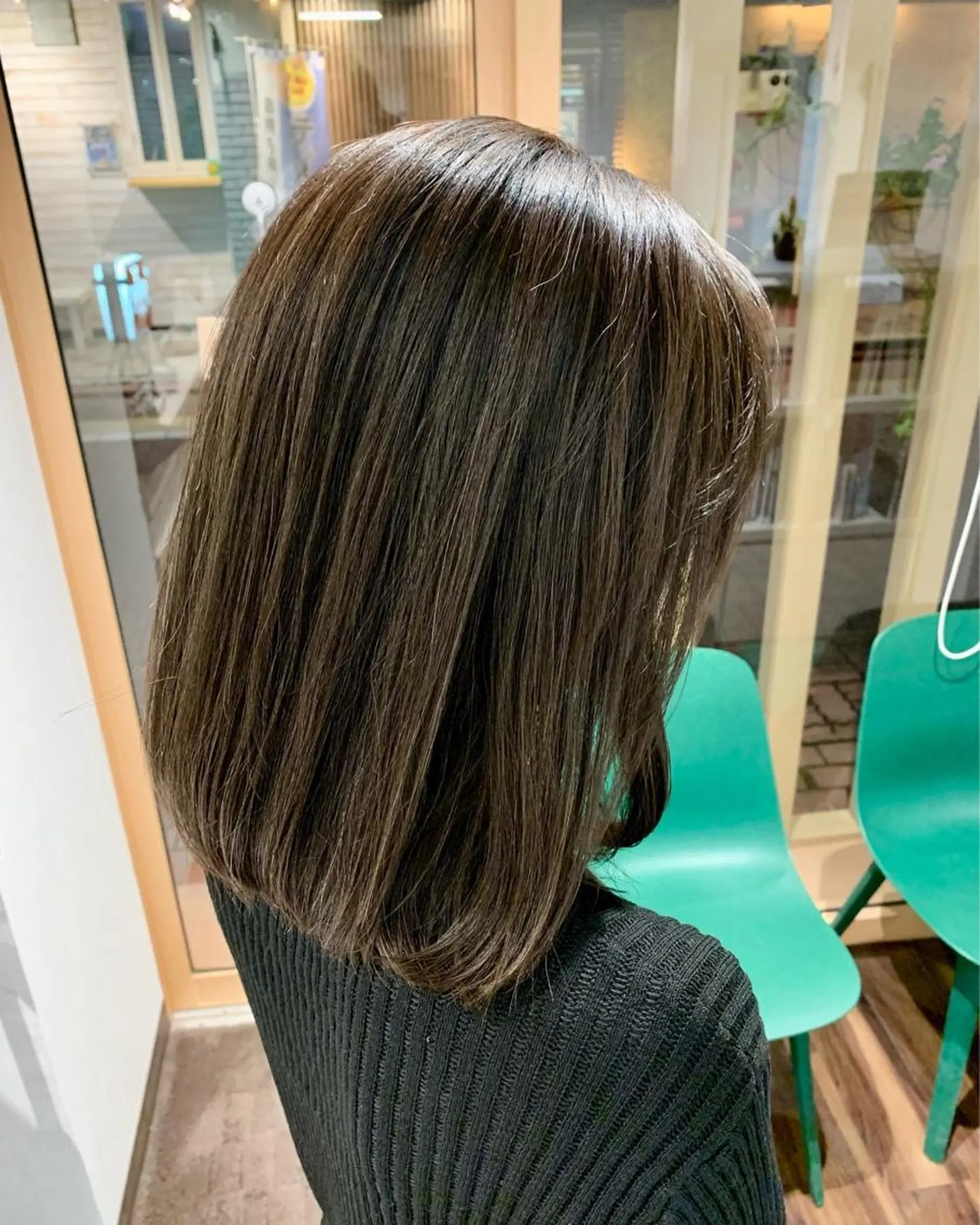 ミディアム ヘアカラー トリートメント green feel 長原所属・西山 大樹のヘアスタイル