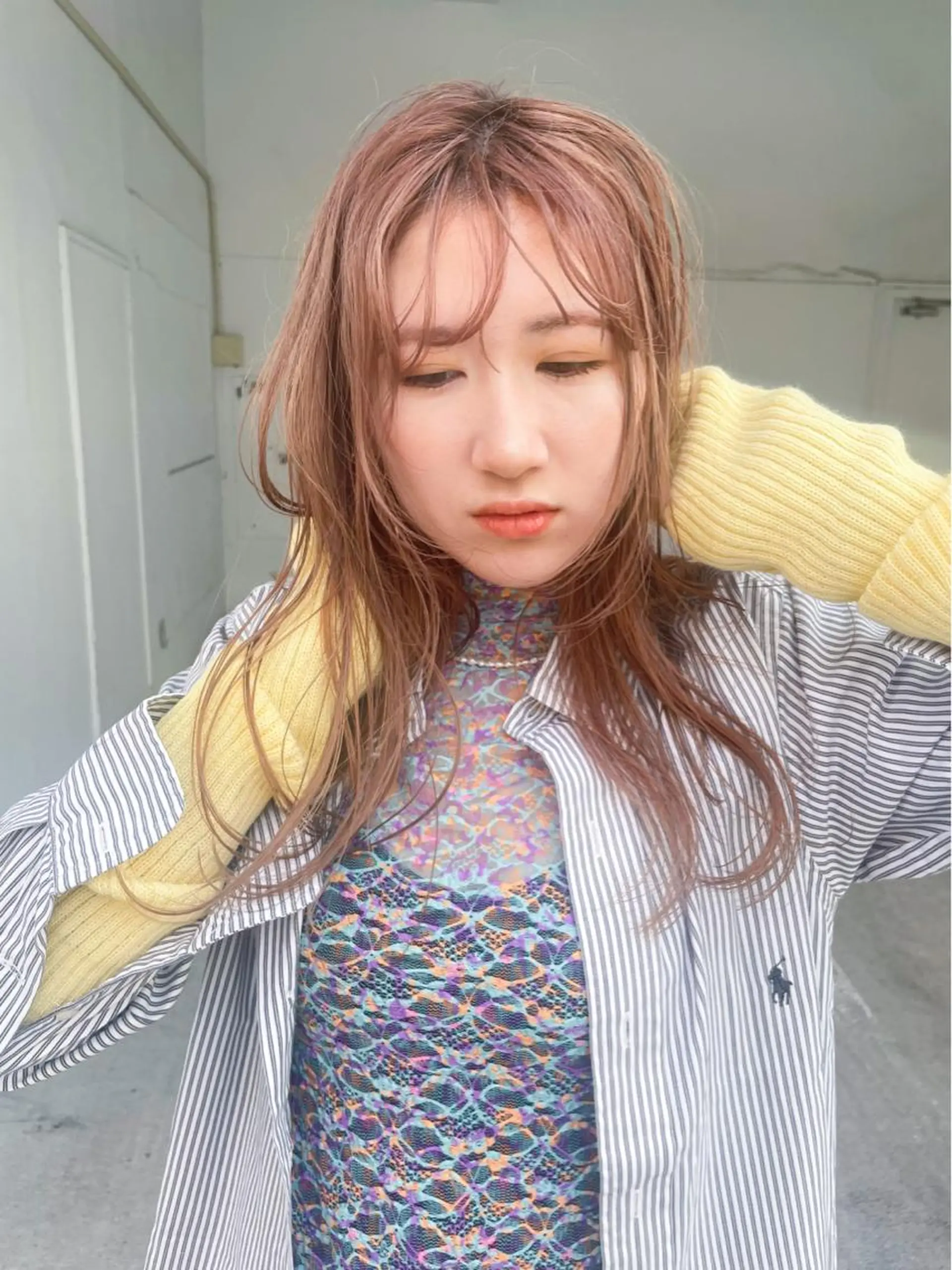 ロング カラー 高橋 みく/ minim 暖色のヘアスタイル