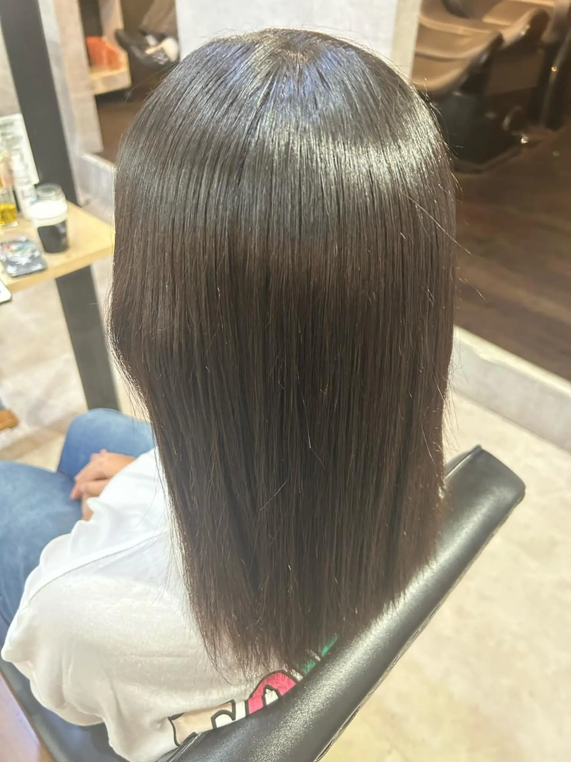 ミディアム 💙まこと💙艶 カラー(Rico)のヘアスタイル