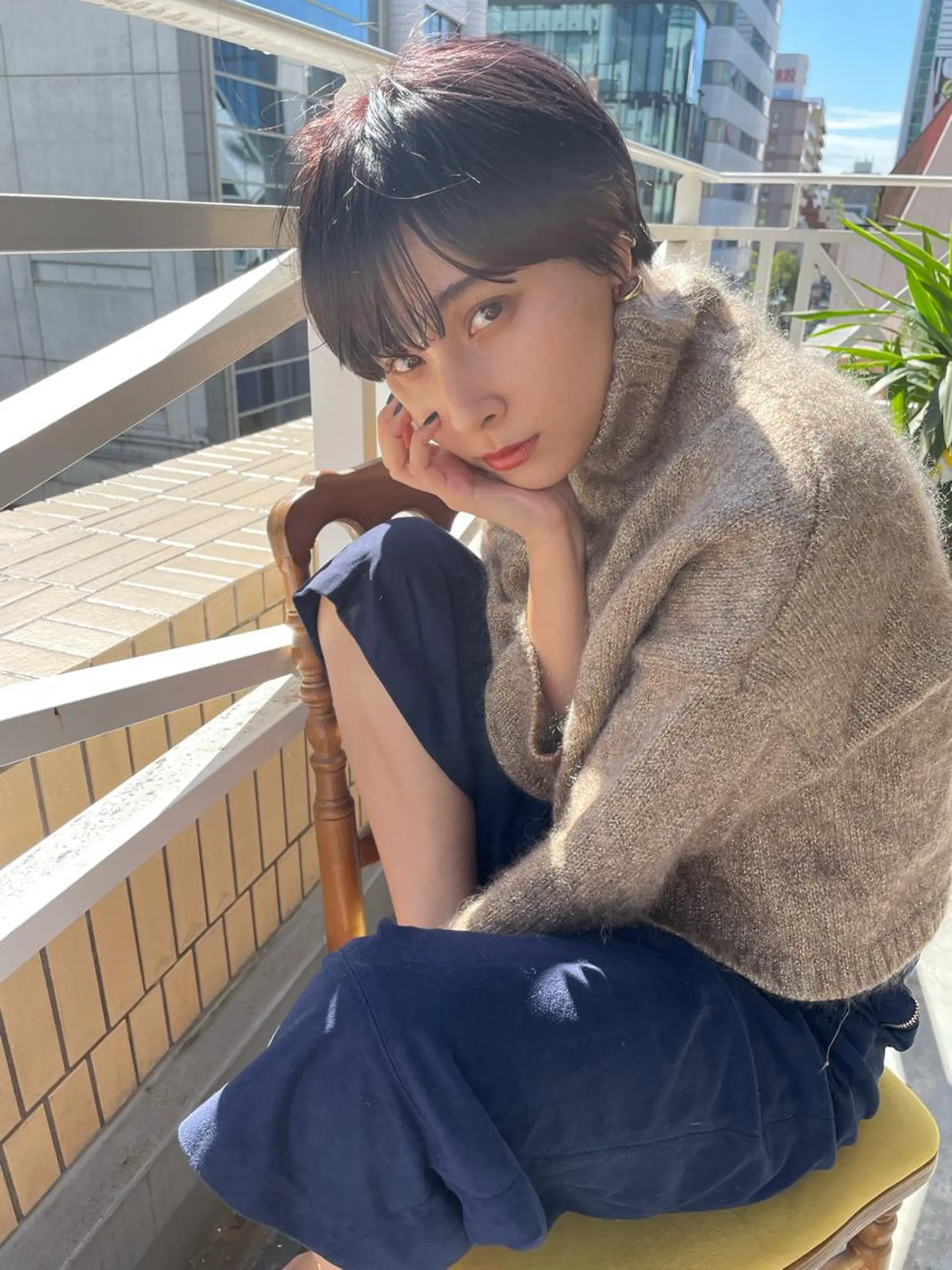 ショート カラー ショート/ボブ専門 宮脇美奈/南船場のヘアスタイル