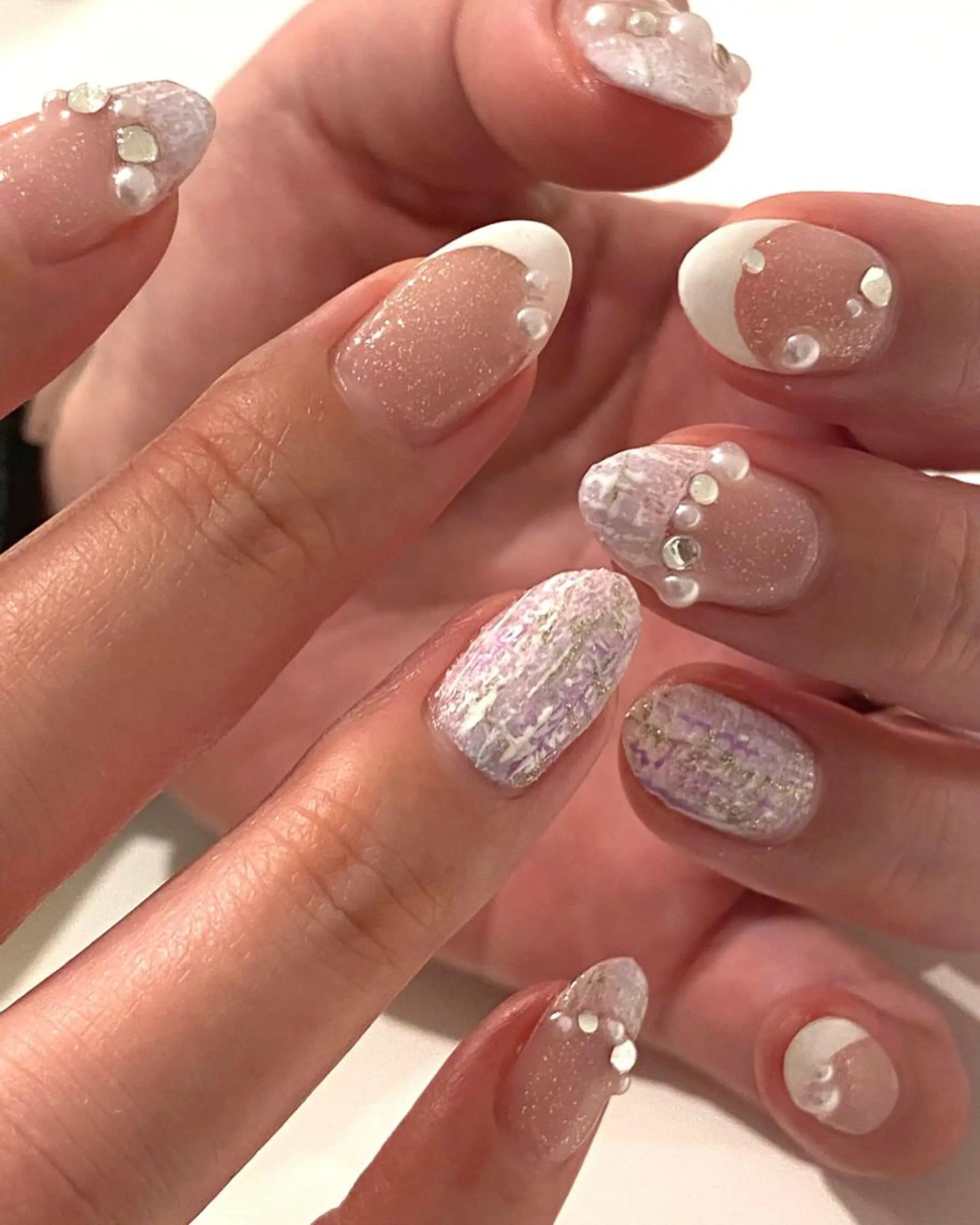 ネイル ツイードネイル ハンドネイル Ann. nail.tokyo所属・Ann nailのネイルデザイン