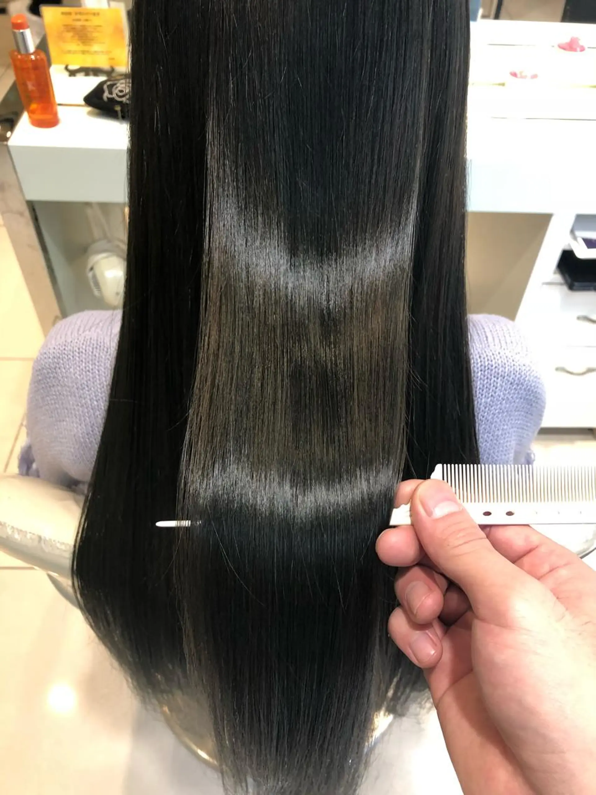 ロング ブリーチカラー特化 碇　英朗のヘアスタイル