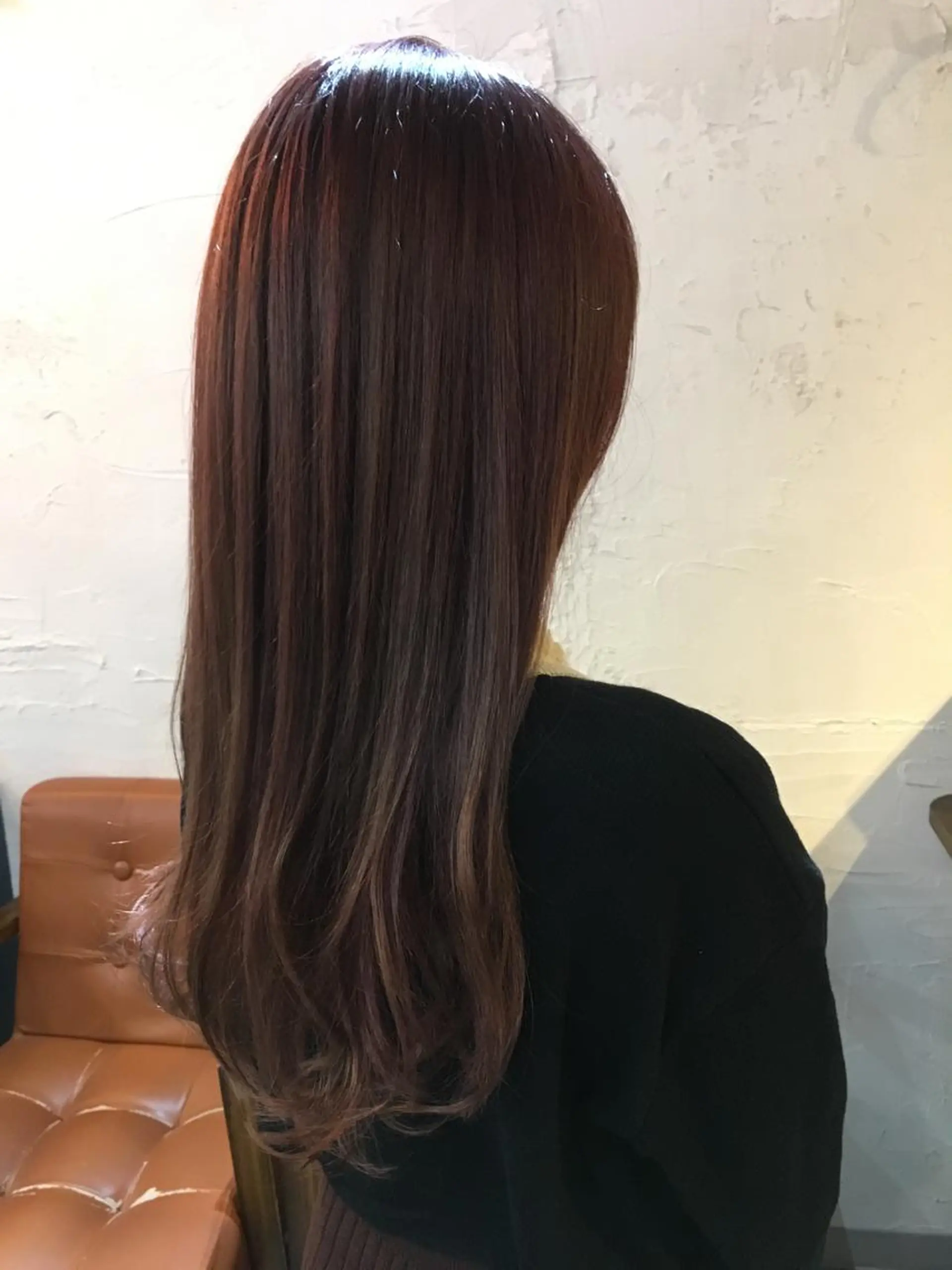 ロング カラー 松田 由紀子のヘアスタイル