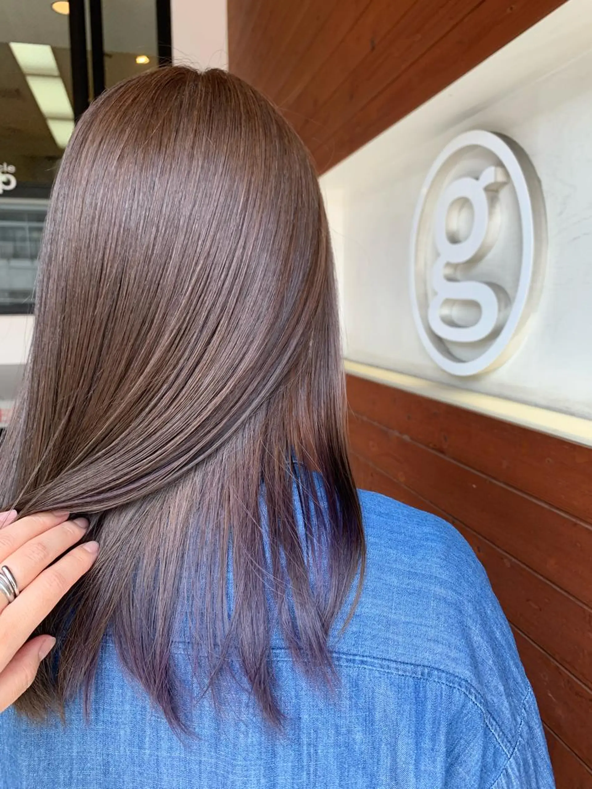 セミロング カット ヘアカラー トリートメント IORI #韓国ヘア#髪質改善のヘアスタイル