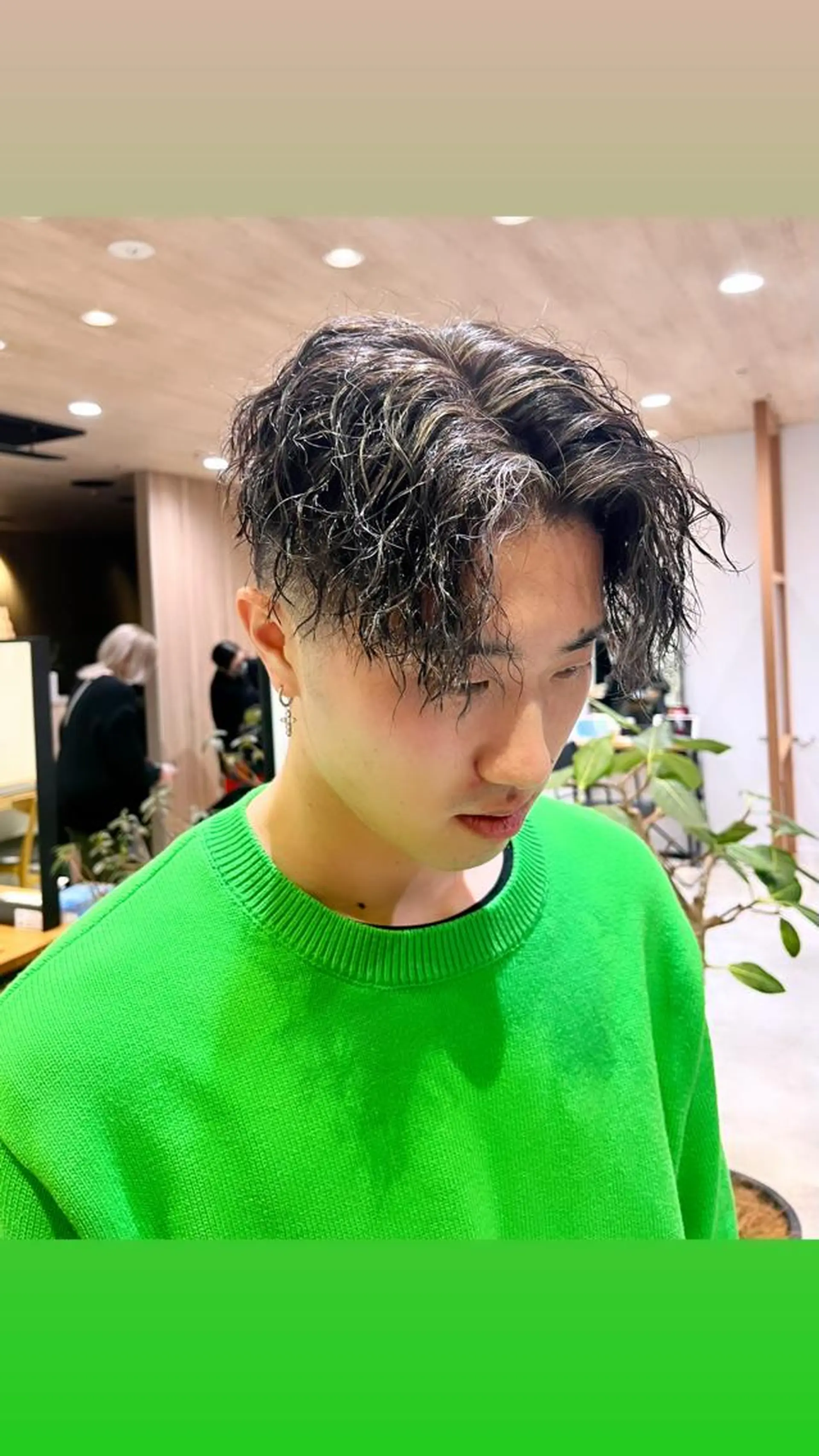 パーマ メンズ 産休中です 艶カラー♡オカのヘアスタイル