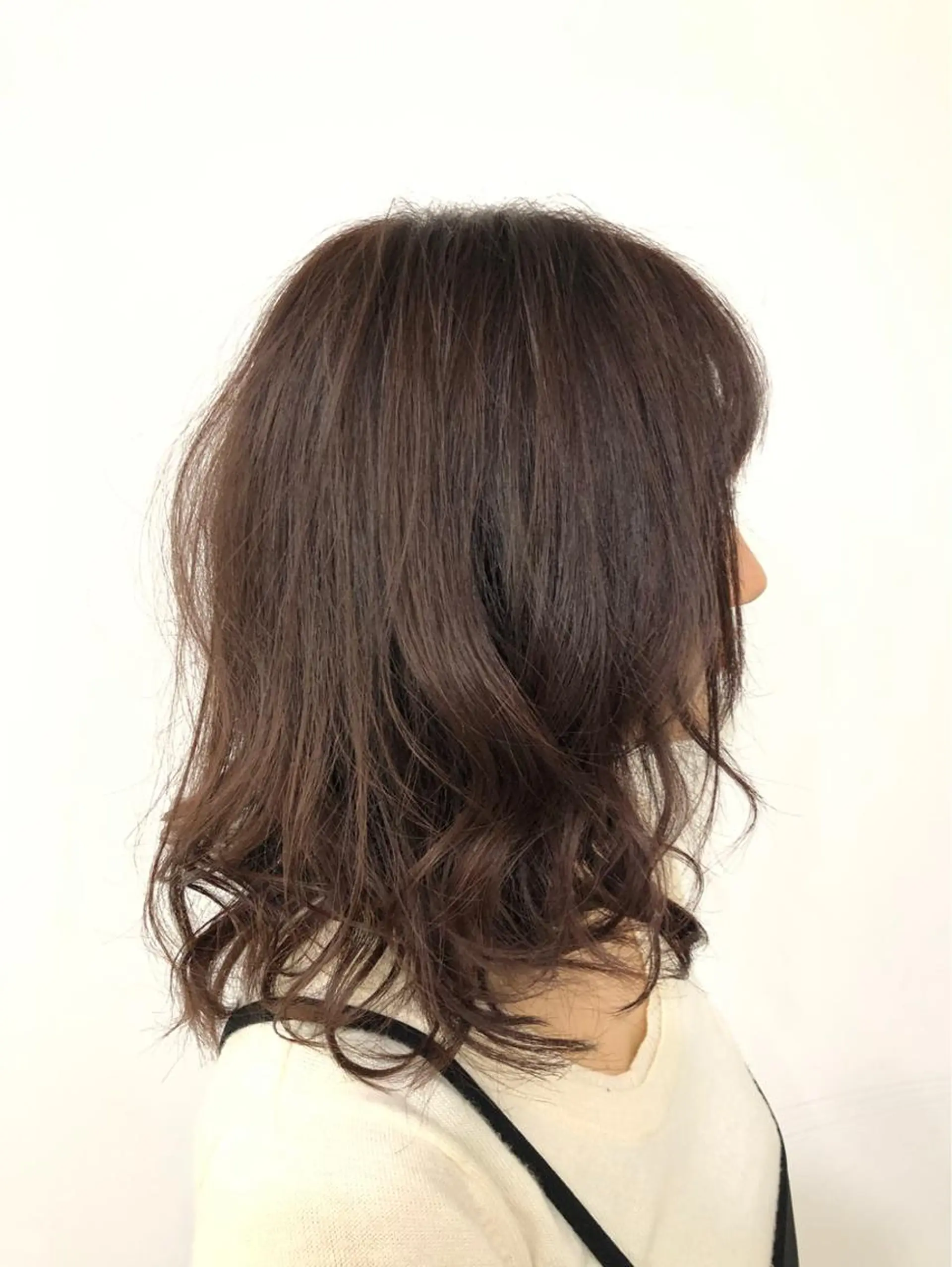 セミロング カラー ピンクカラー バイオレットカラー 相武台ショート特化 💐川崎希💐のヘアスタイル