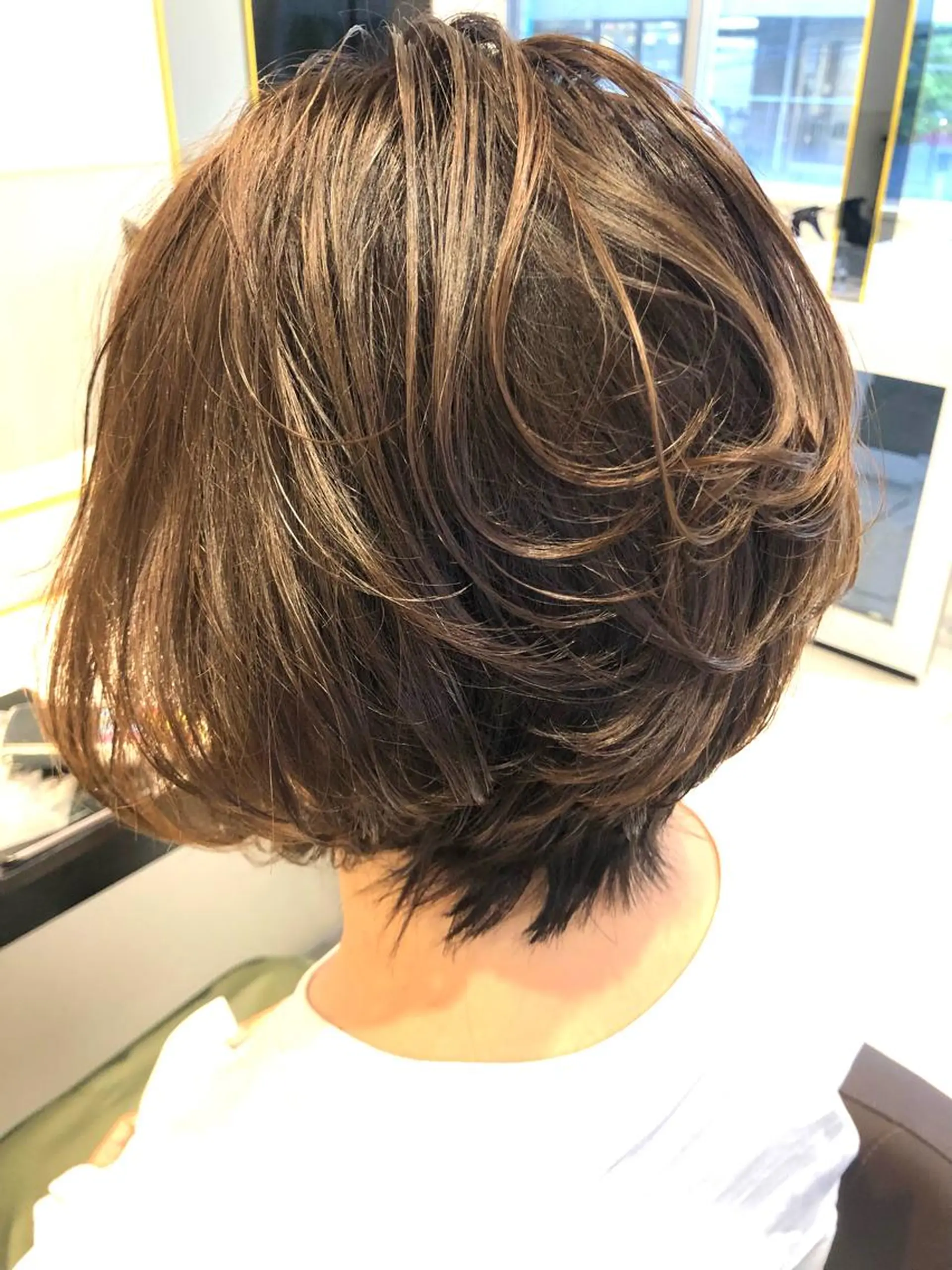 ショート カラー ヘアカラー トリートメント 井口 真人のヘアスタイル