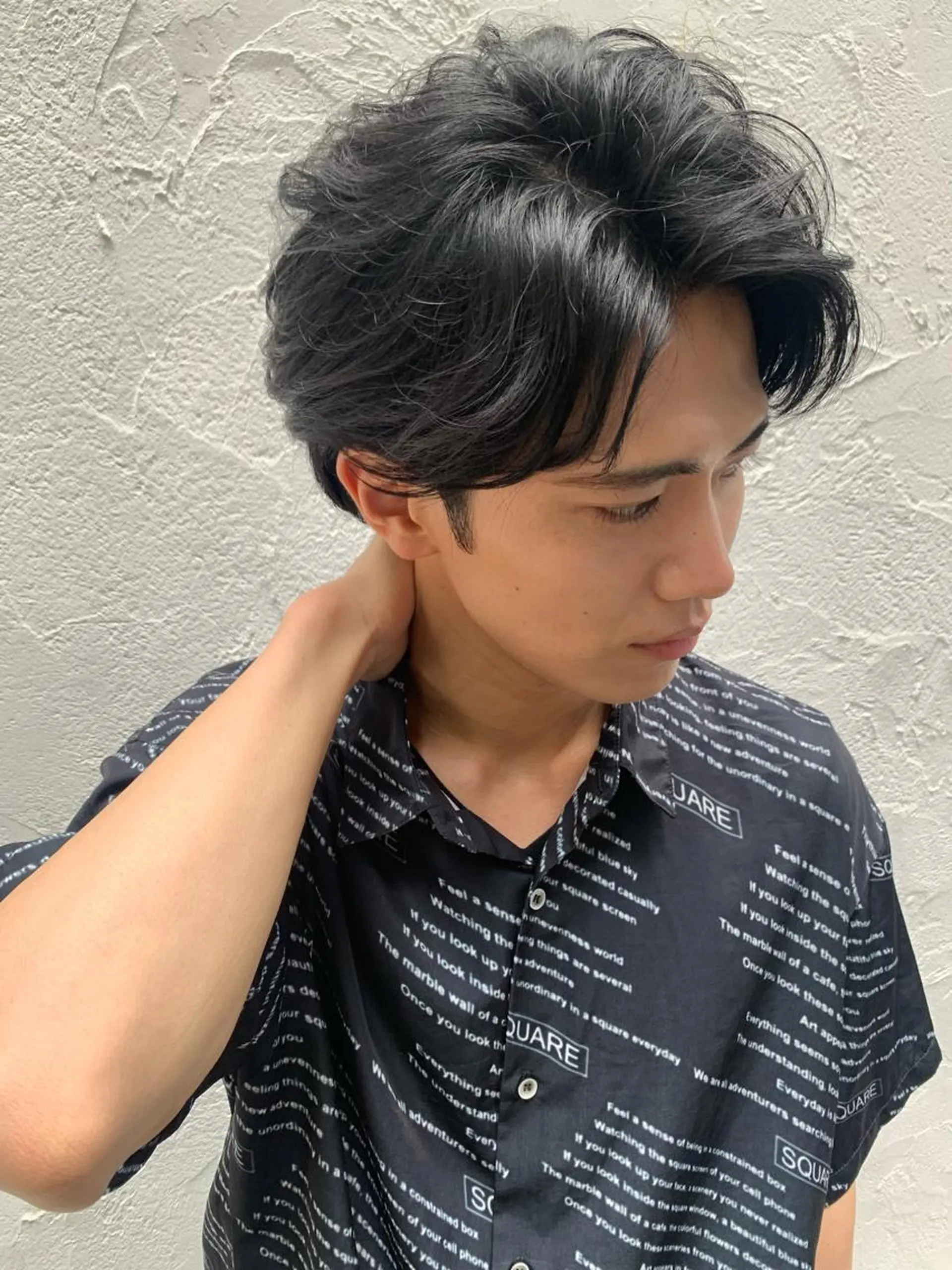 ショート パーマ メンズ カット パーマ LOuNICA/銀座 RYUNOSUKEのヘアスタイル