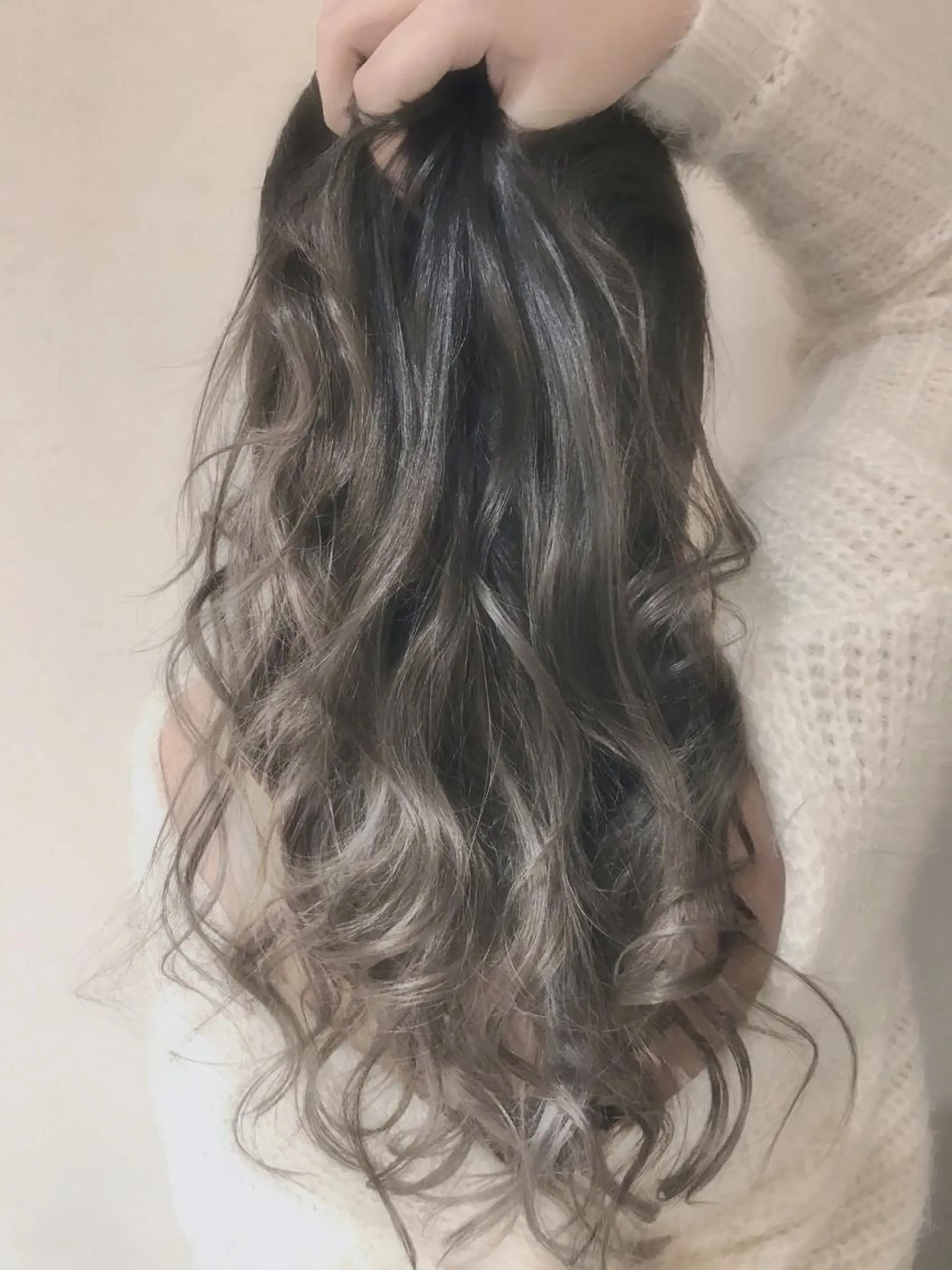 ロング カラー パーマ ヘアアレンジ グラデーションカラー グレージュ ヘアカラー トリートメント filo byFeria渋谷所属・縮毛矯正/美髪 髪質改善/石田幸輔のヘアスタイル