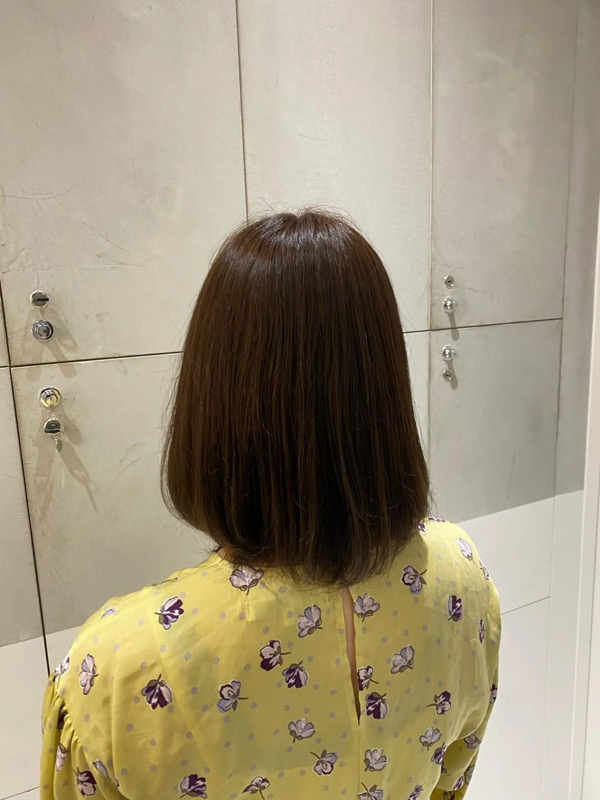 ミディアム カラー ヘアカラー トリートメント ヘアセット ナチュラル/韓国💎 haruka 💎のヘアスタイル