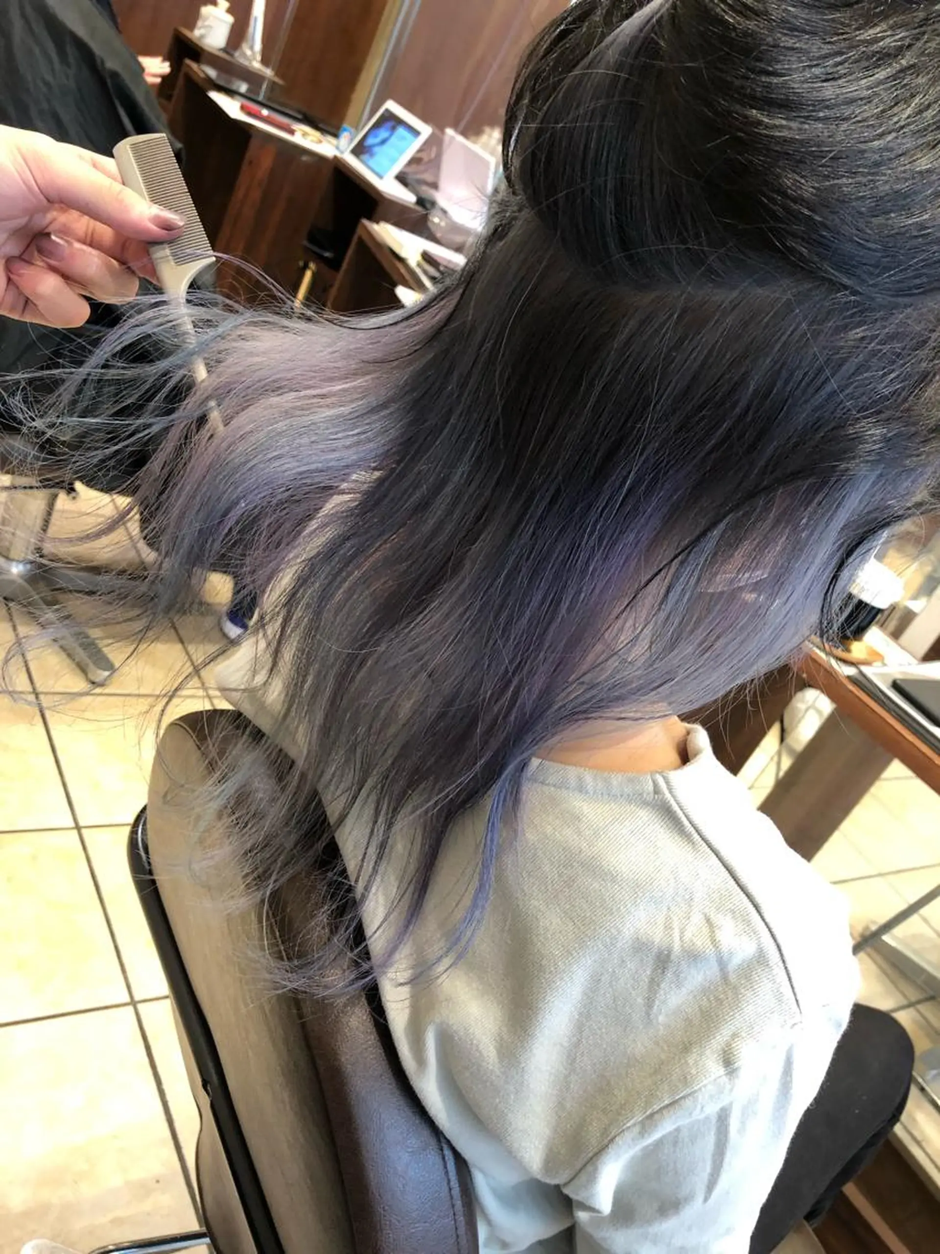カラー ユニコーンカラー リュウタ ダイキのヘアスタイル