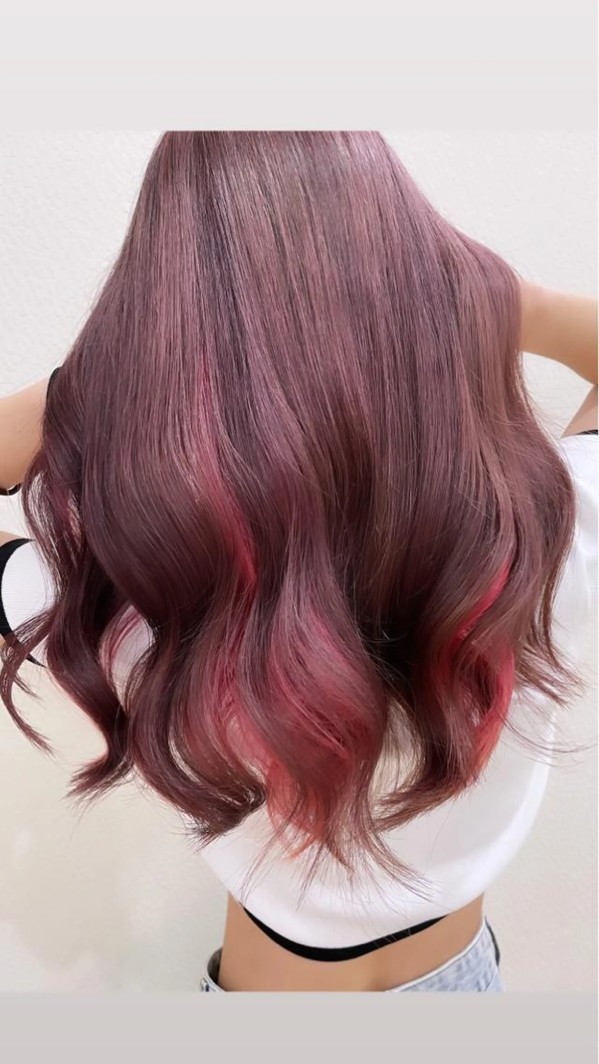 カラー インナーカラー ピンクカラー ヘアカラー 名古屋のピンク好き かずくん🦩のヘアスタイル