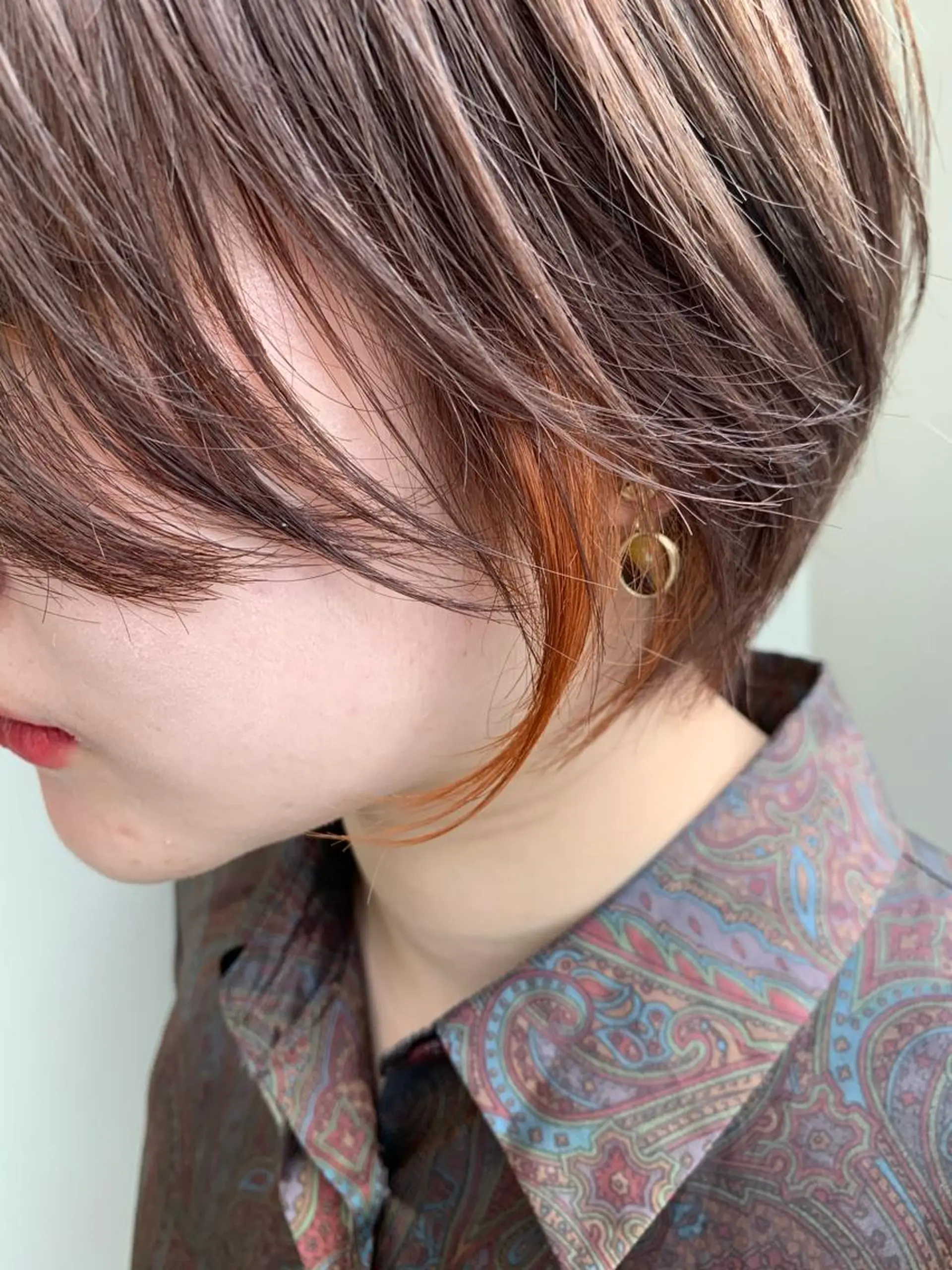 カラー 本格韓国ヘア🇰🇷 【uni】キューさんのヘアスタイル