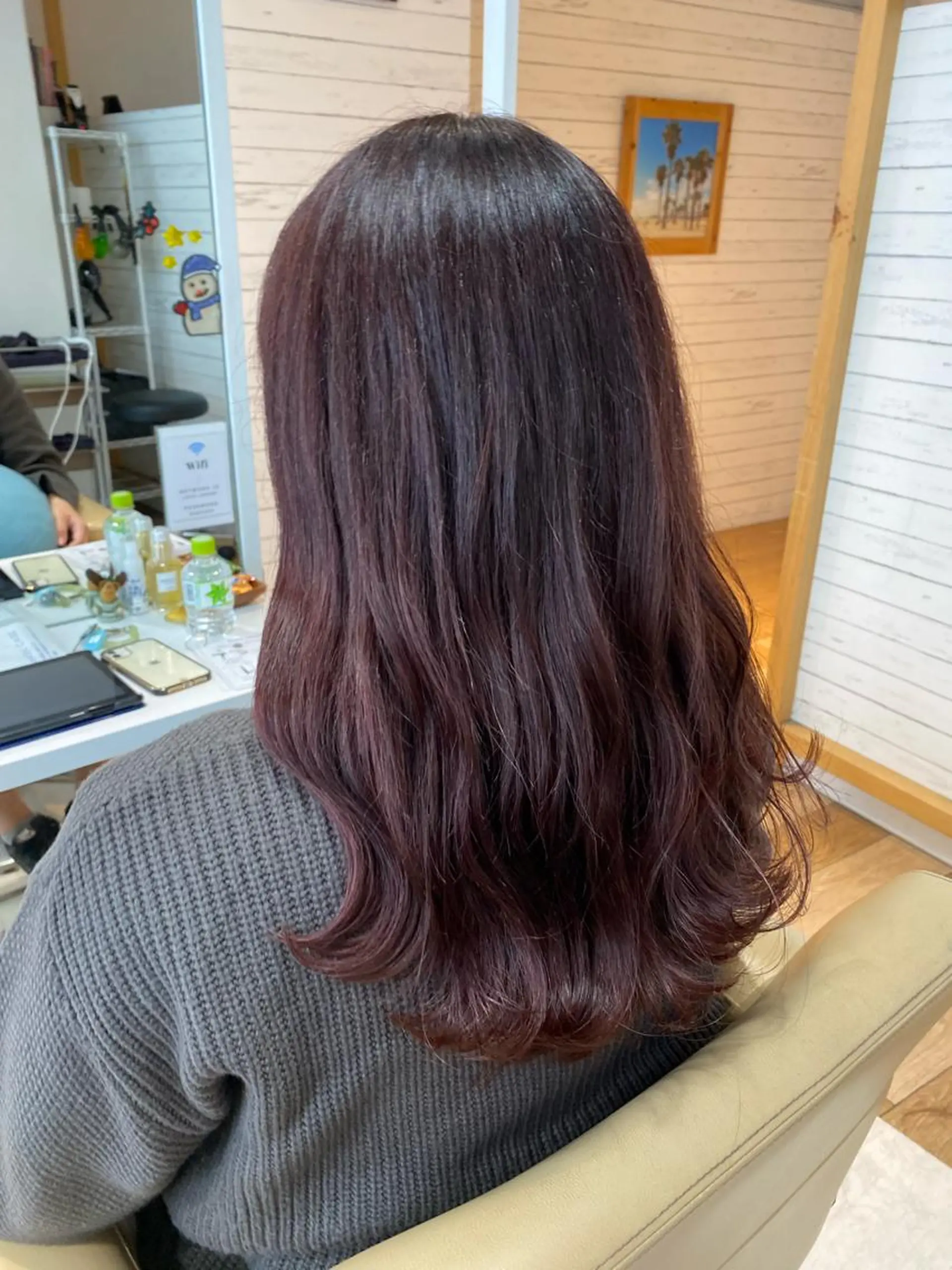 ミディアム カット ヘアカラー トリートメント 荒木 たけるのヘアスタイル