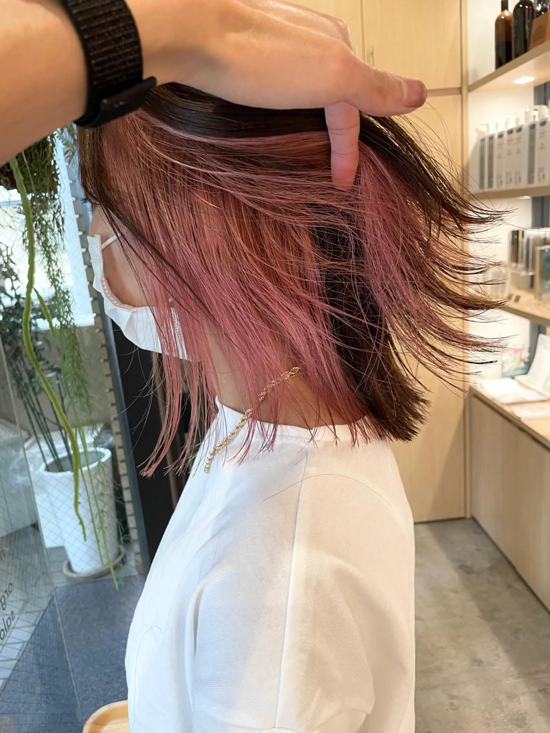 ミディアム ヘアカラー 城　健太郎 💎ハイトーンのヘアスタイル