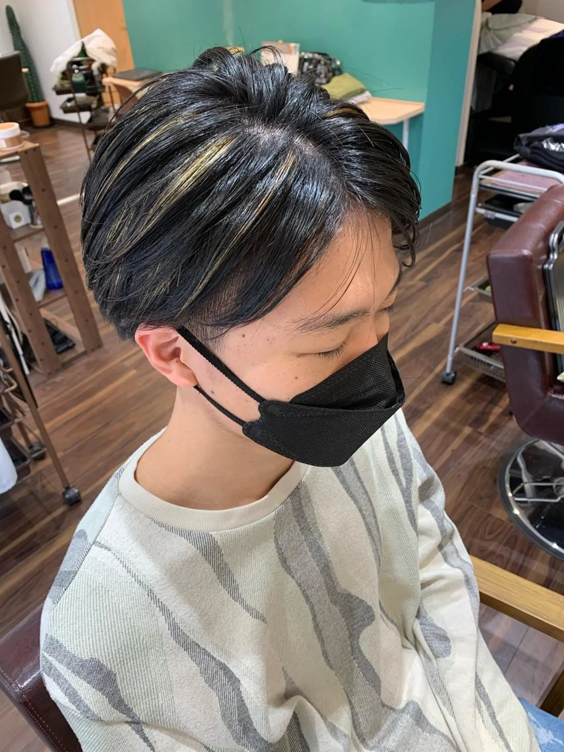 メンズ green feel 長原所属・西山 大樹のヘアスタイル