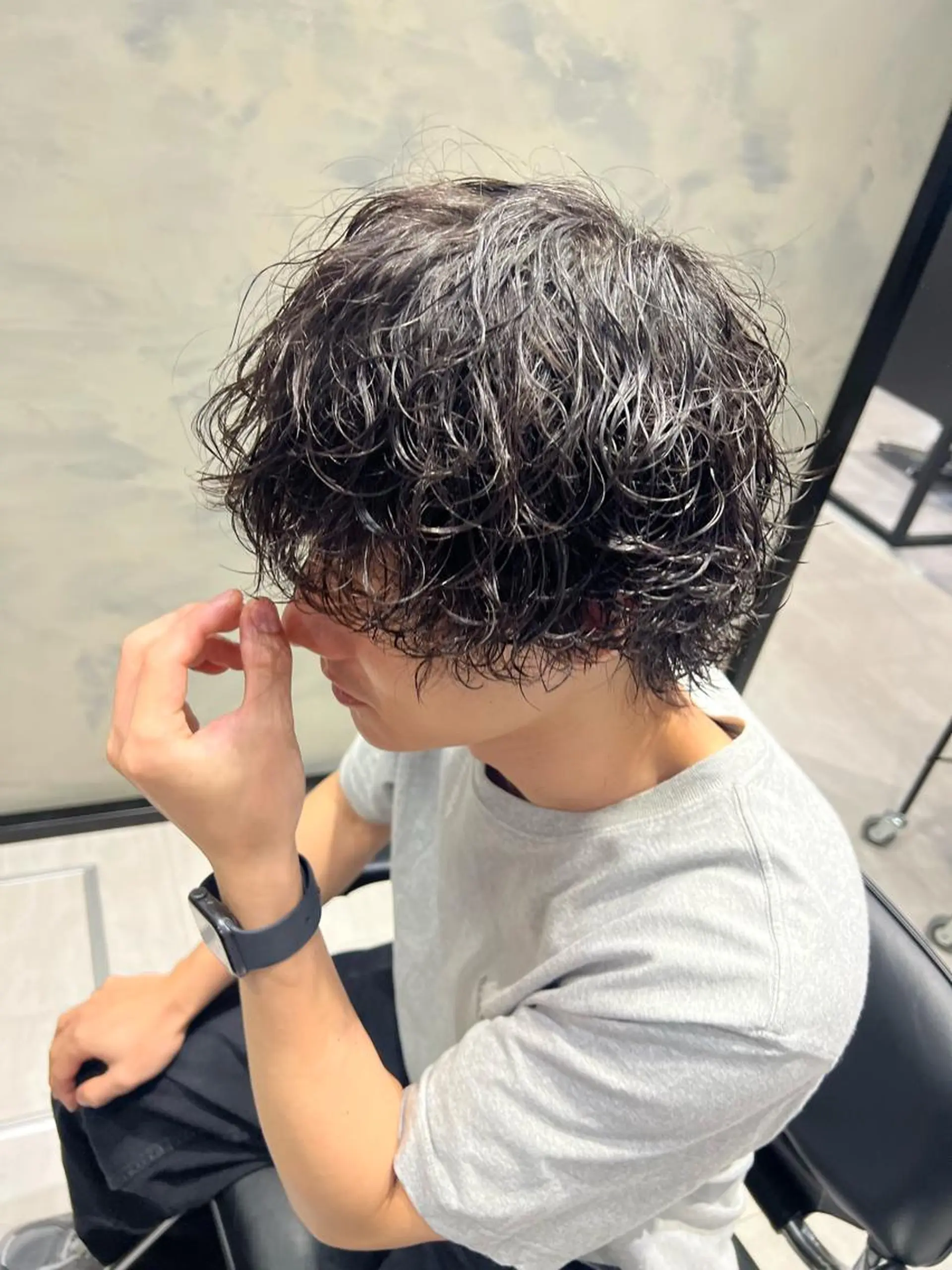 ショート カット パーマ バレイヤージュ職人 🔥代表YU-SHIのヘアスタイル