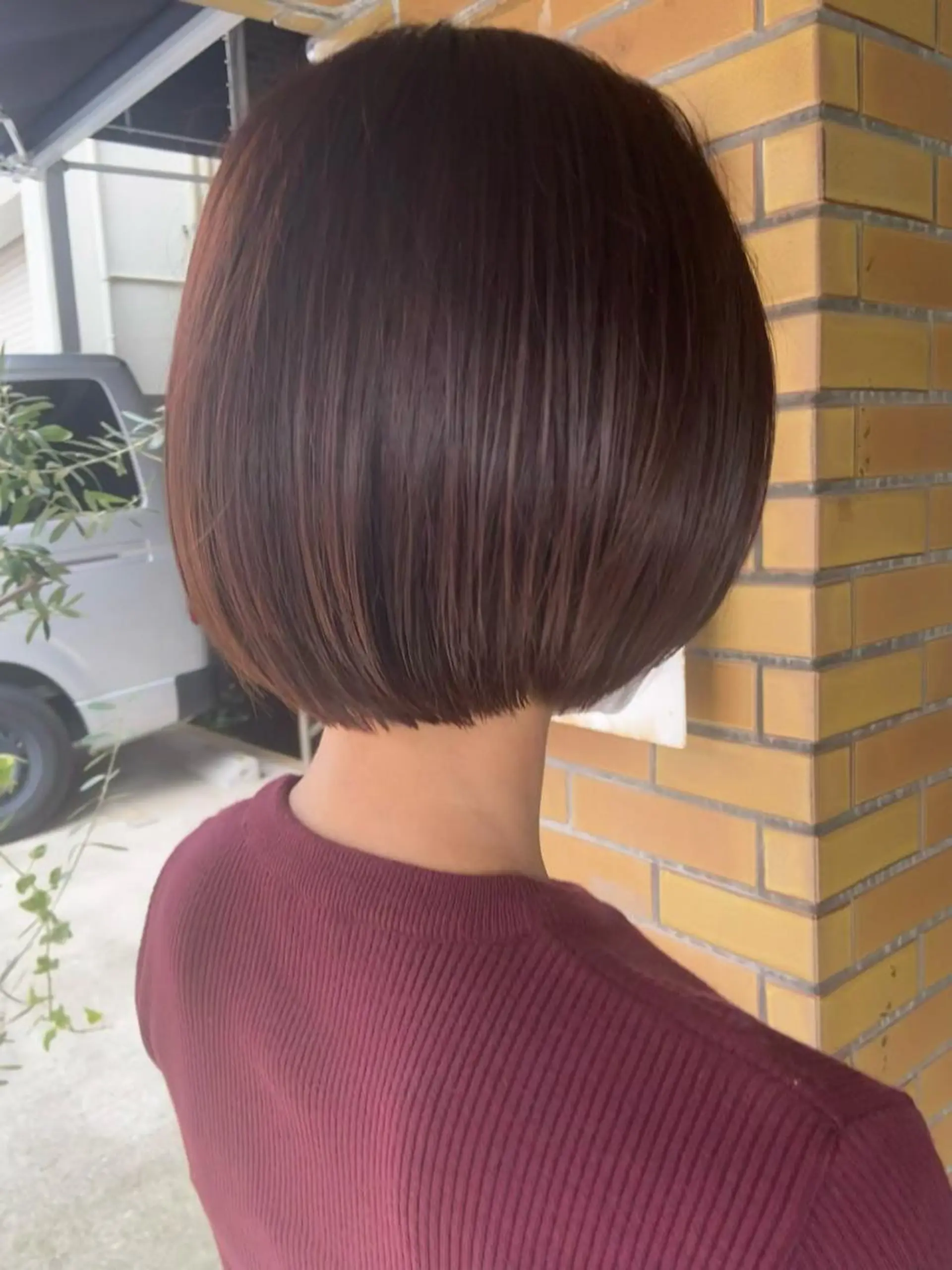 ショート カラー 田中 あやなのヘアスタイル