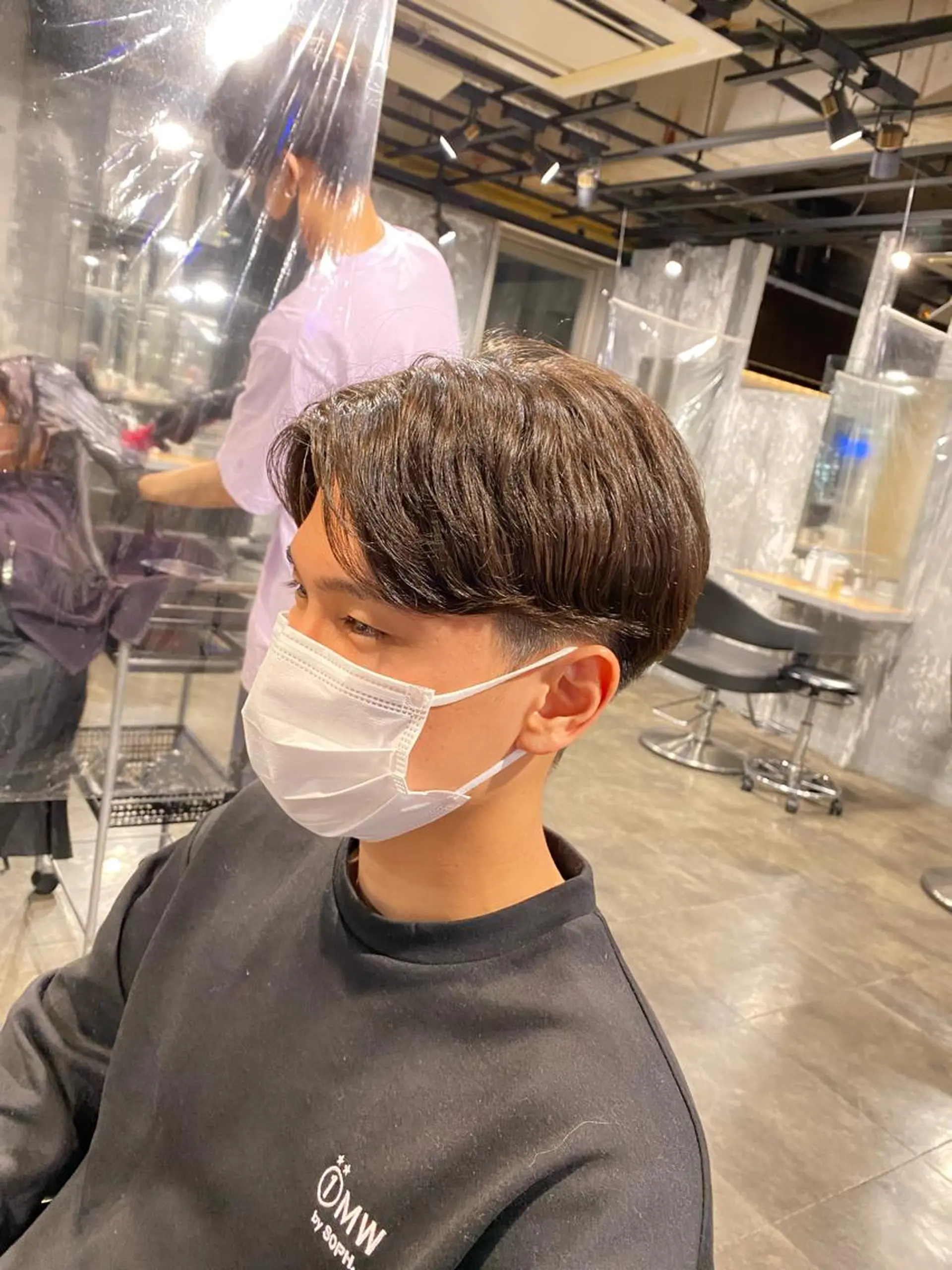 ショート パーマ メンズ 🟦ニュアンス/メン ズパーマ横浜🟦のヘアスタイル