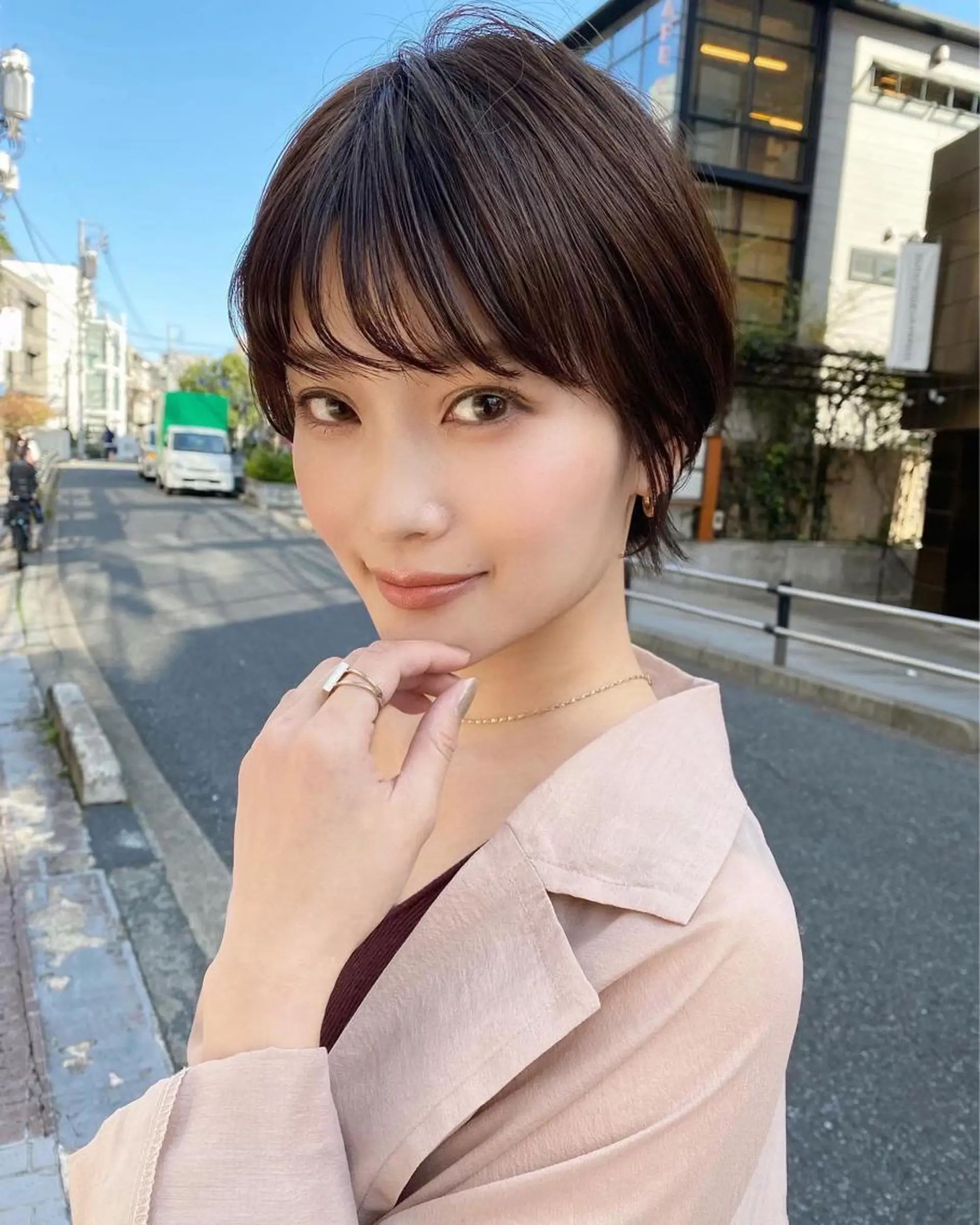 ショート 似合わせカット ショートヘア 🧸艶々韓国ヘア 🧁mizunaのヘアスタイル