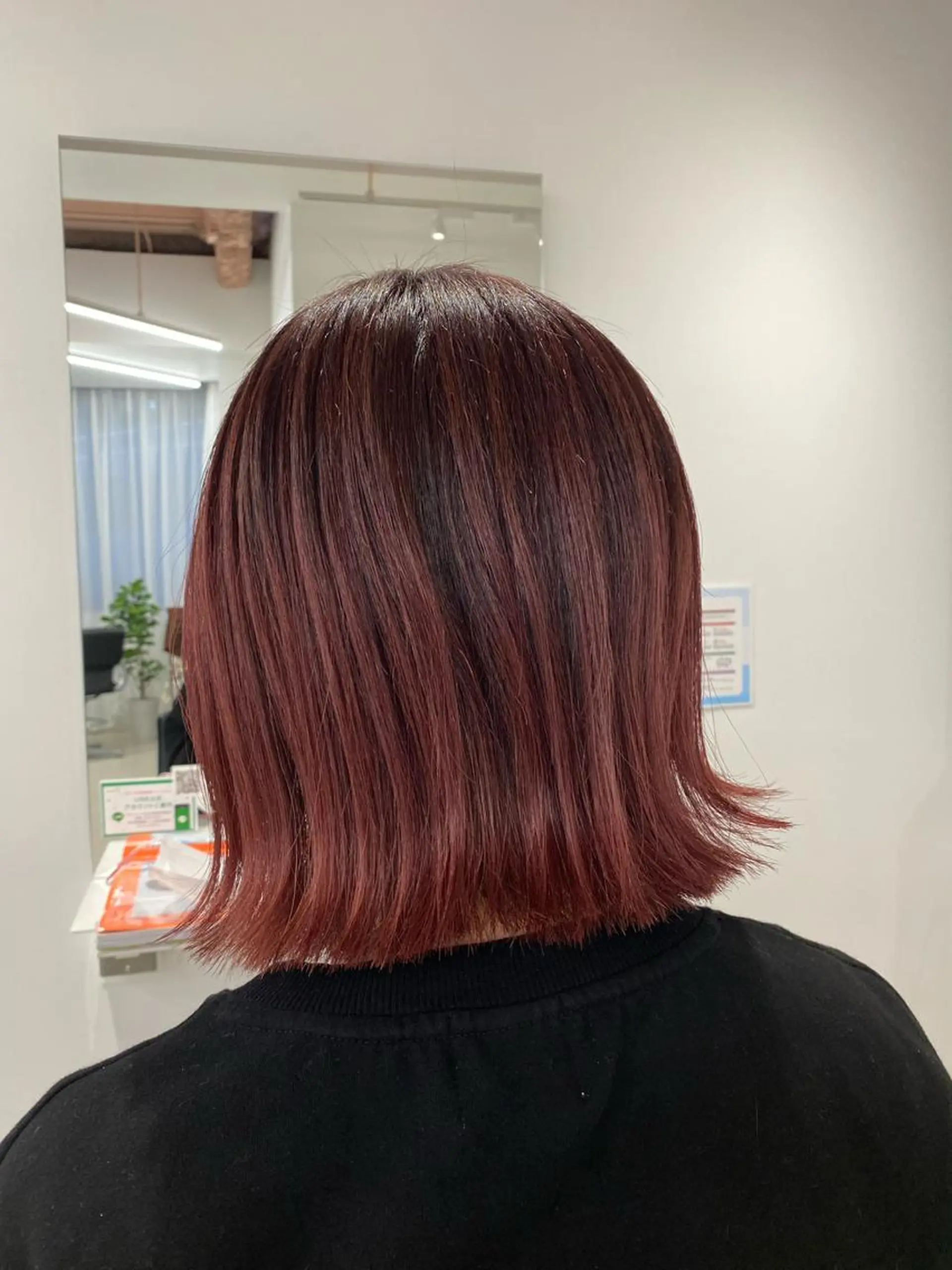 ミディアム カラー ヘアアレンジ ブリーチ カシス イルミナカラー ピンクカラー Eleanor池袋東口2nd所属・池袋/韓国レイヤー 💗🐇amiのヘアスタイル