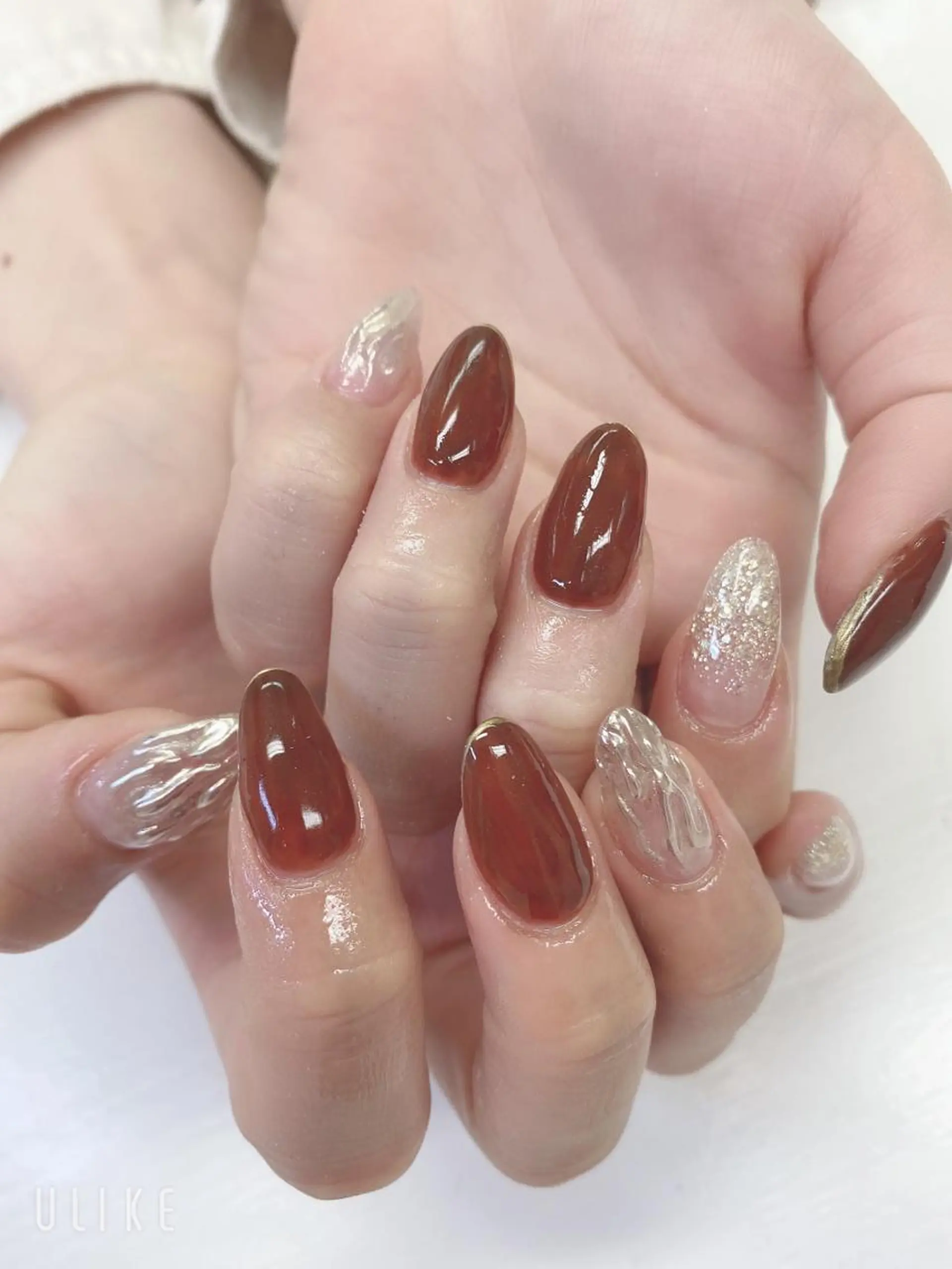 ミディアム ハンドネイル JNA認定講師🌸 RIEのネイルデザイン