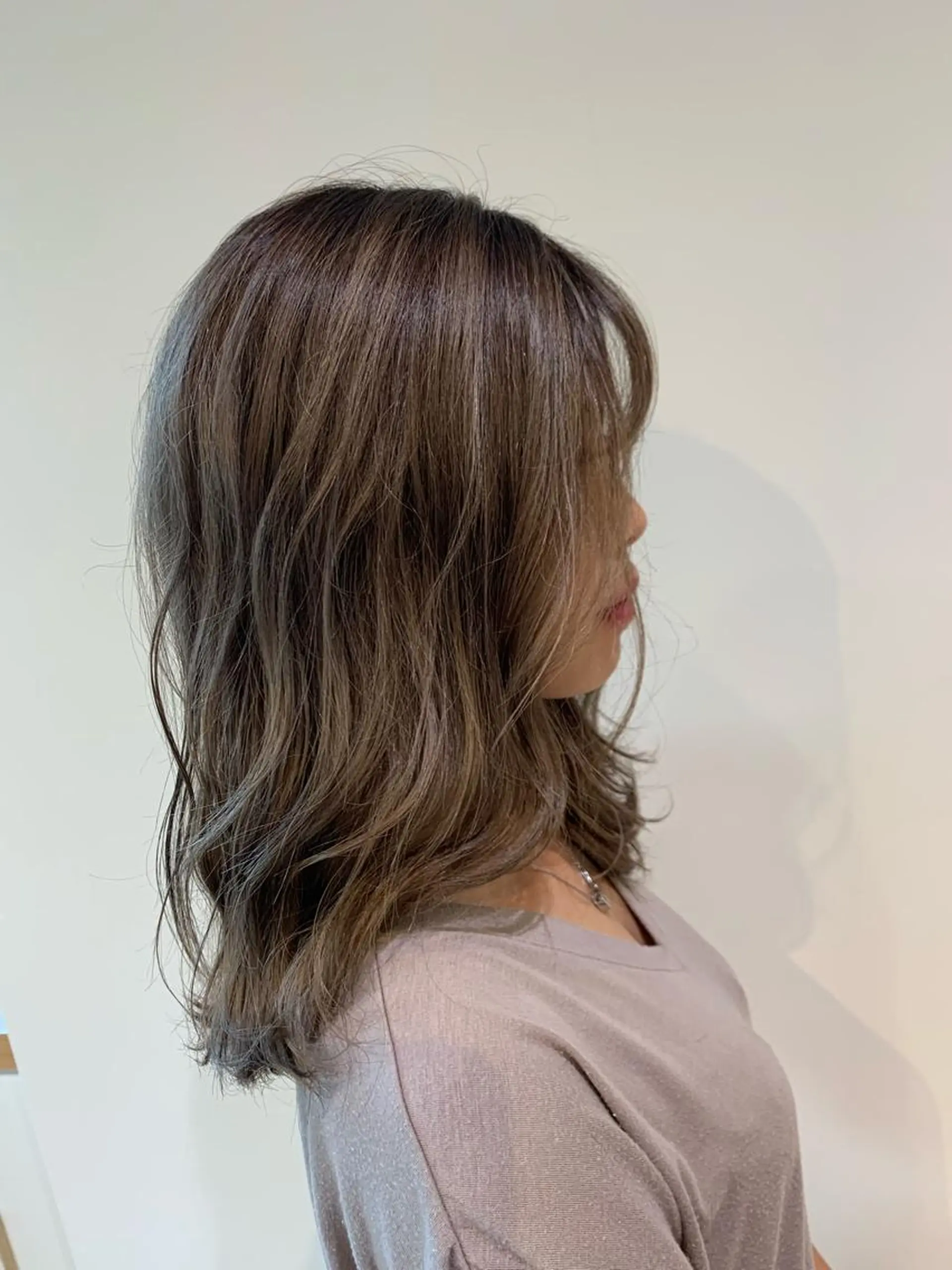 ロング カラー 小島嵩人 縮毛矯正 髪質改善のヘアスタイル