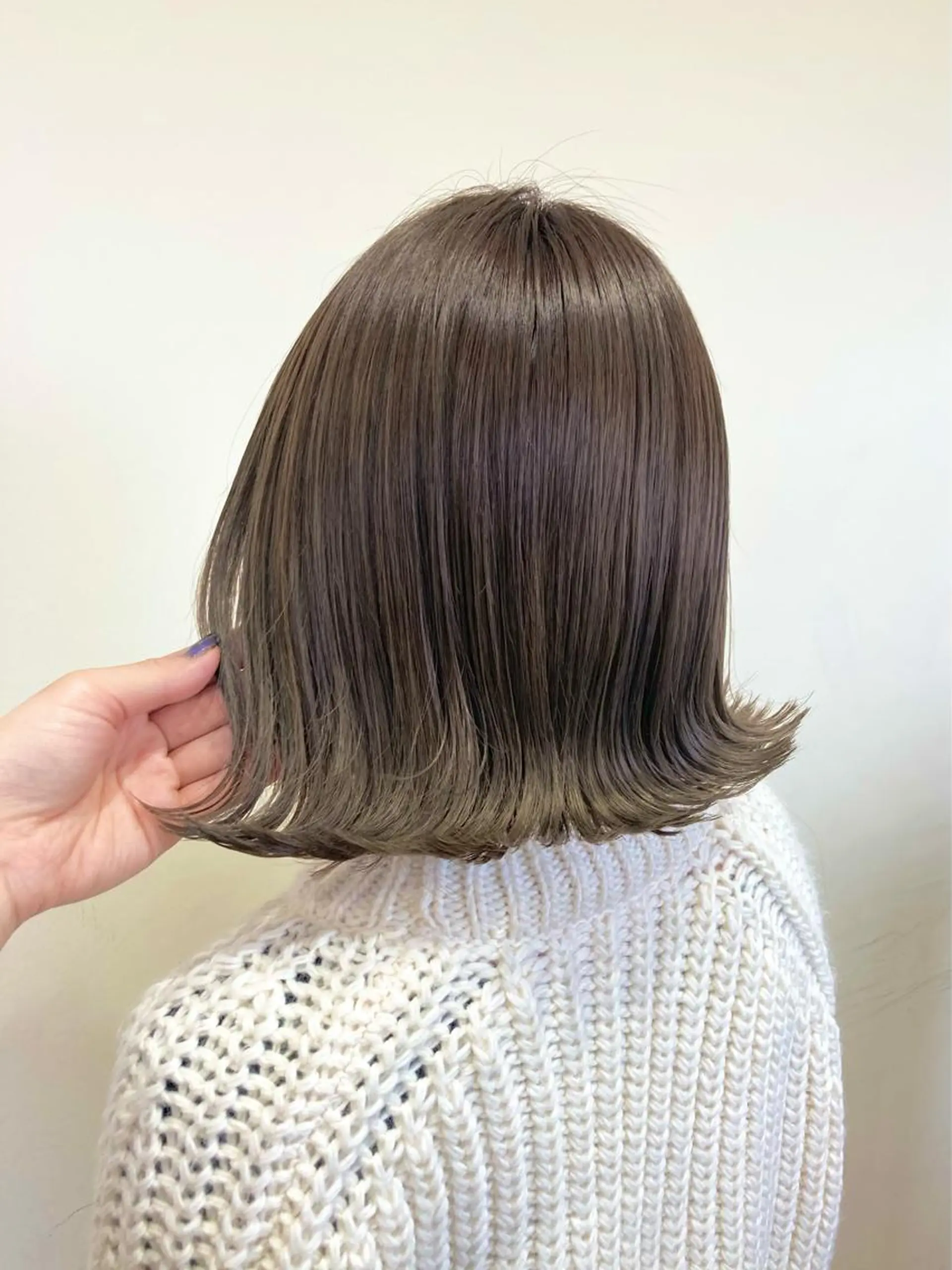 ミディアム ヘアカラー 梅山 美侑のヘアスタイル