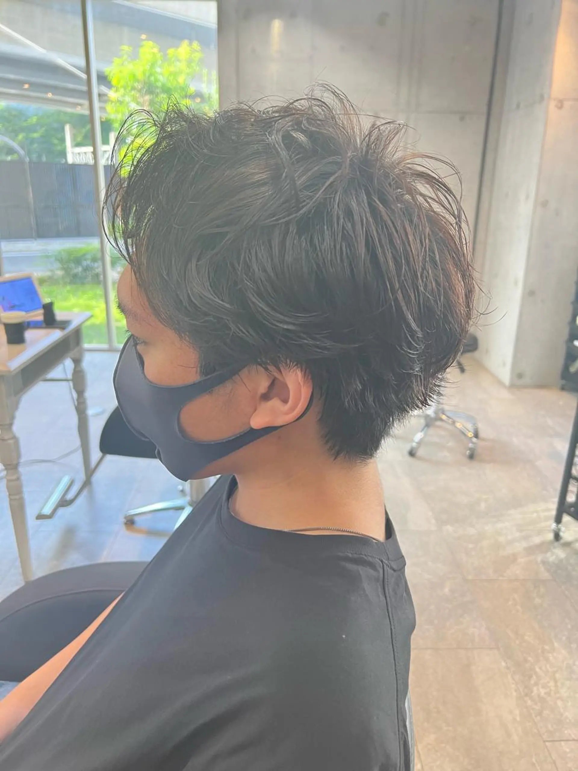 パーマ メンズ カット パーマ ⭕️メンズパーマ⭕️ 山口　裕太郎のヘアスタイル