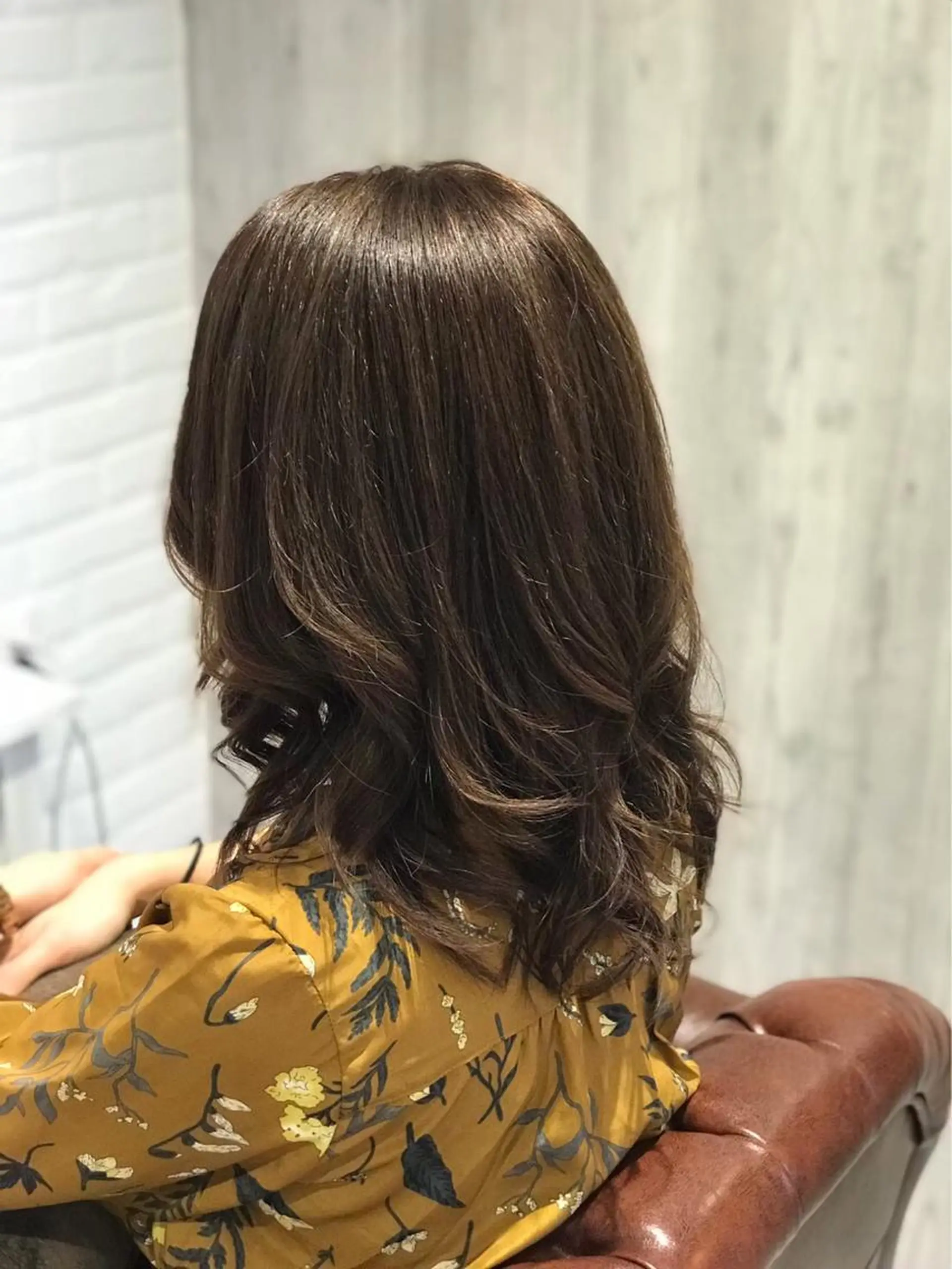 セミロング Lusso店長 千崎慎介のヘアスタイル